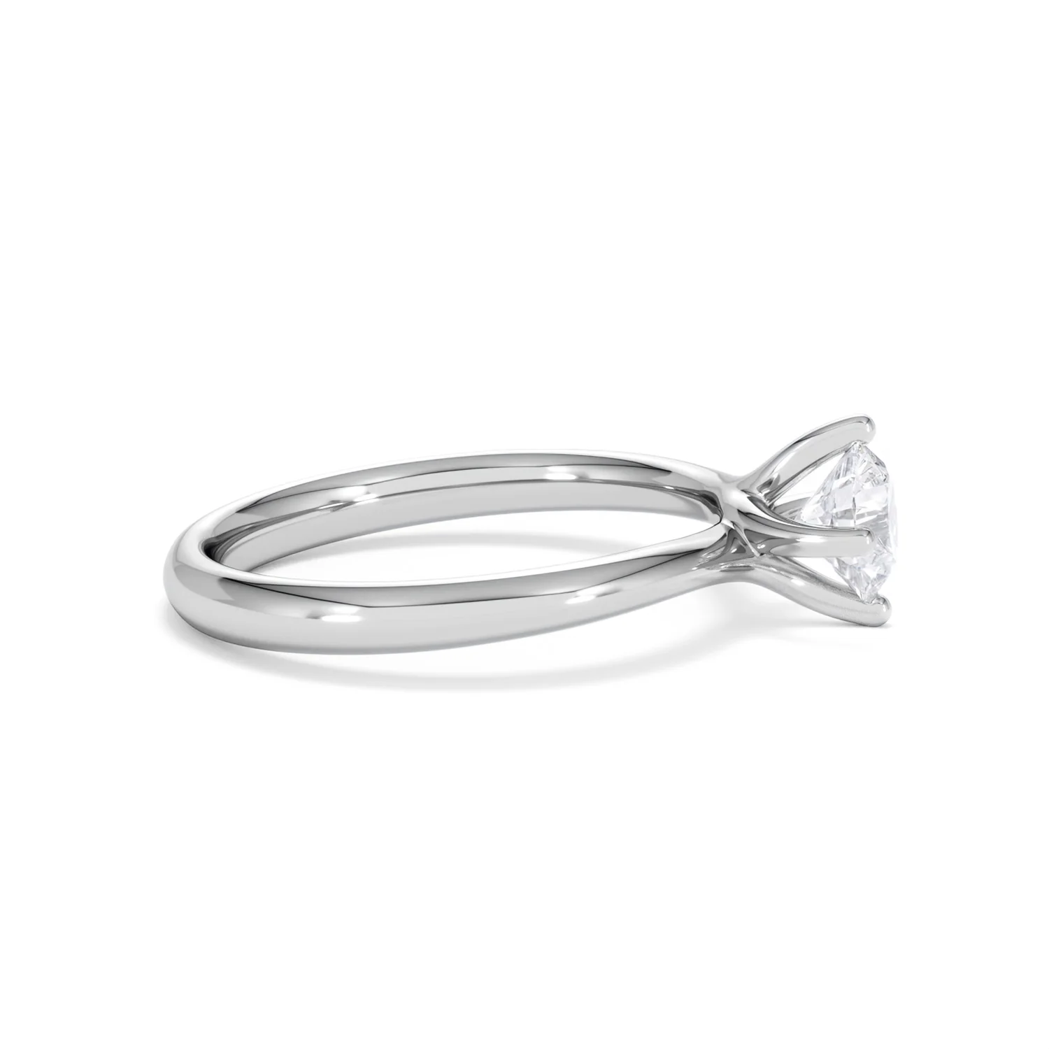 Certified 0.70CT Lily Platinum Engagement Ring G/VS - Image 26