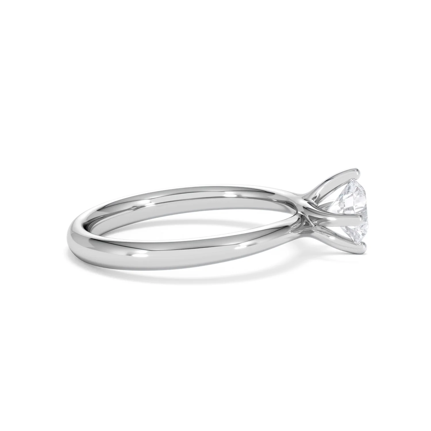 Certified 0.70CT Lily Platinum Engagement Ring G/VS - Image 27