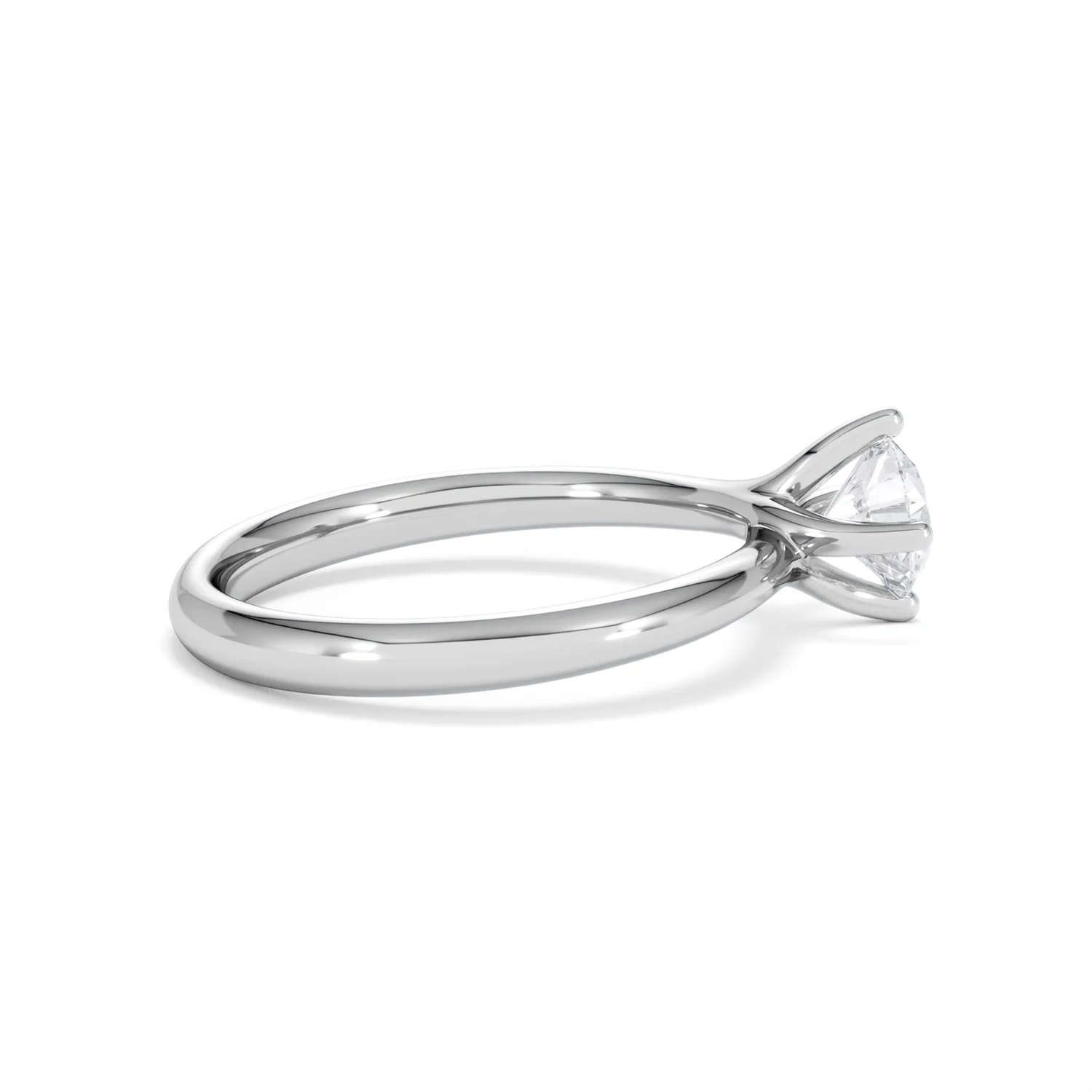 Certified 0.70CT Lily Platinum Engagement Ring G/VS - Image 30