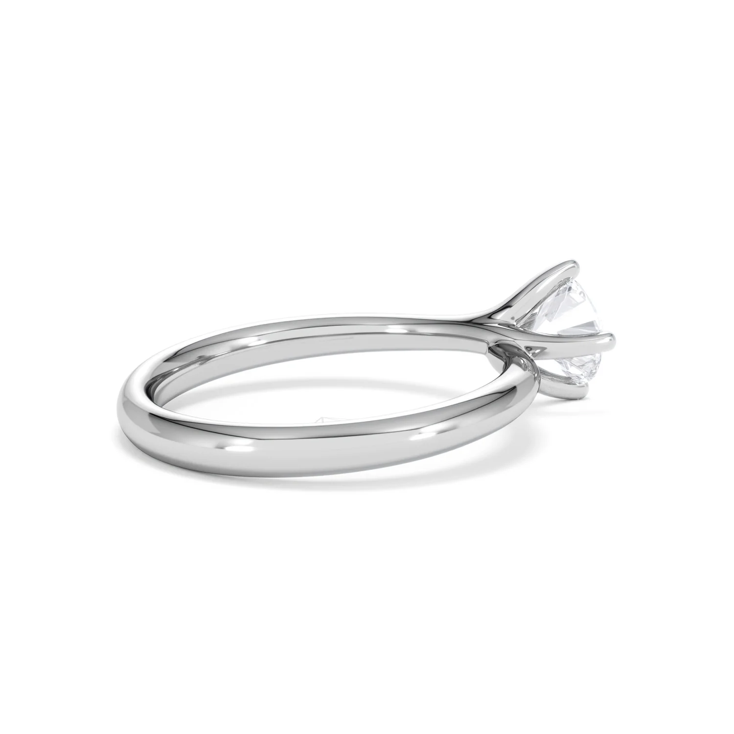 Certified 0.70CT Lily Platinum Engagement Ring G/VS - Image 34