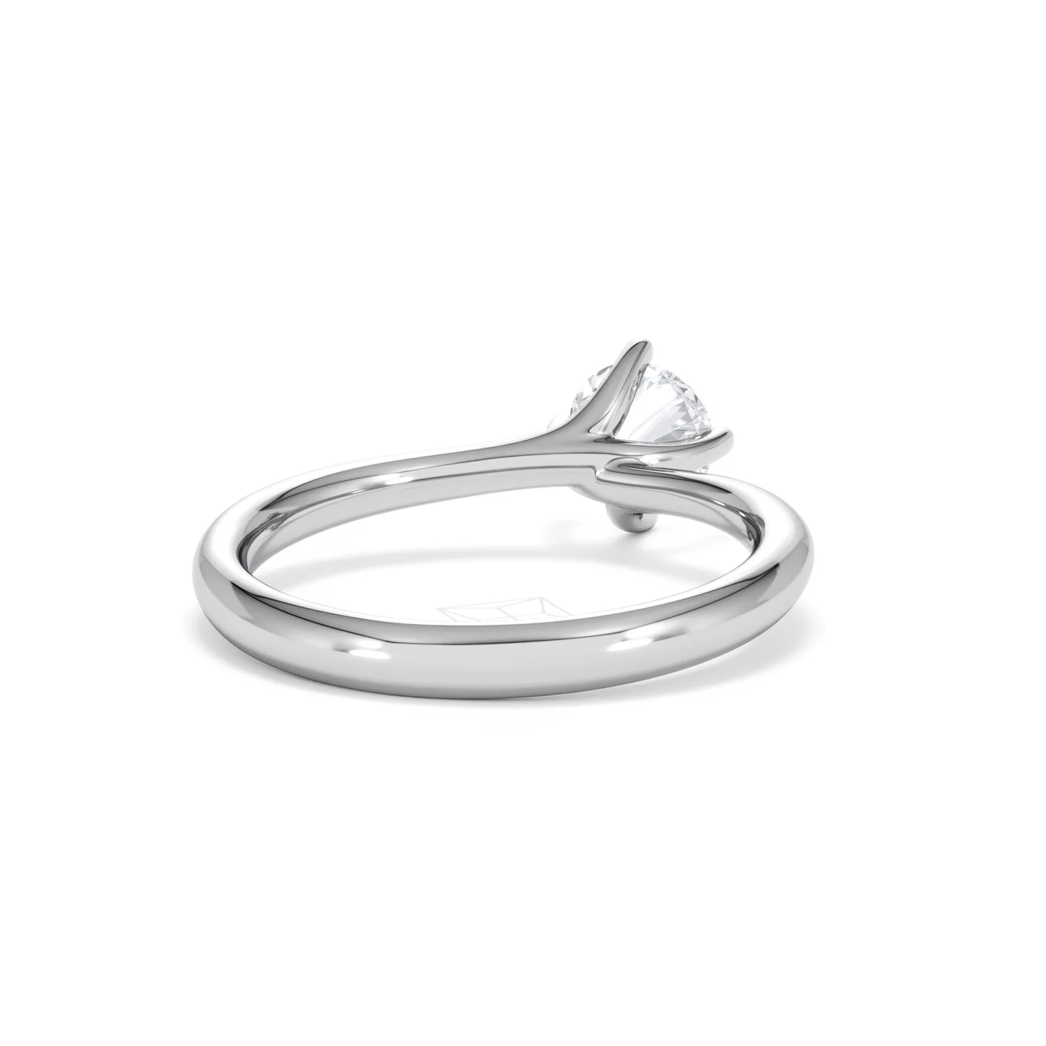 Certified 0.70CT Lily Platinum Engagement Ring G/VS - Image 43