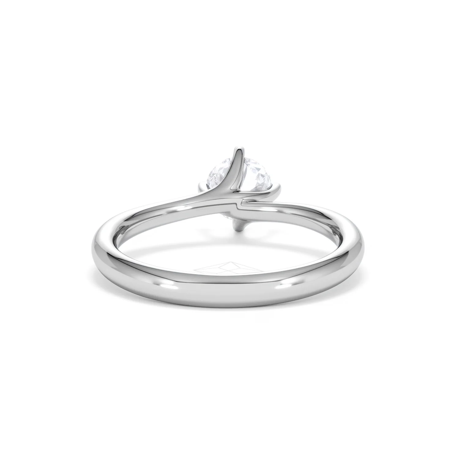 Certified 0.70CT Lily Platinum Engagement Ring G/VS - Image 47