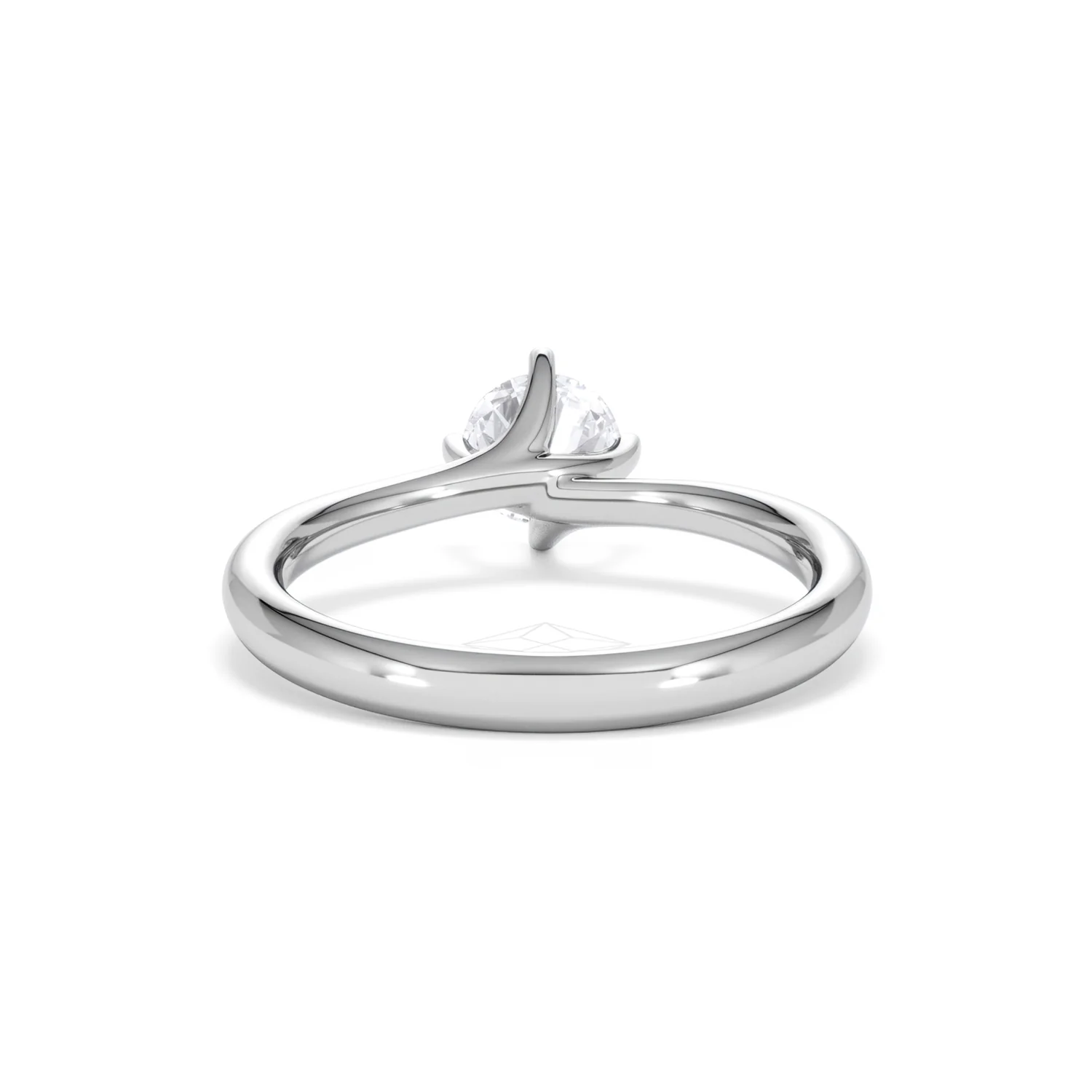 Certified 0.70CT Lily Platinum Engagement Ring G/VS - Image 48
