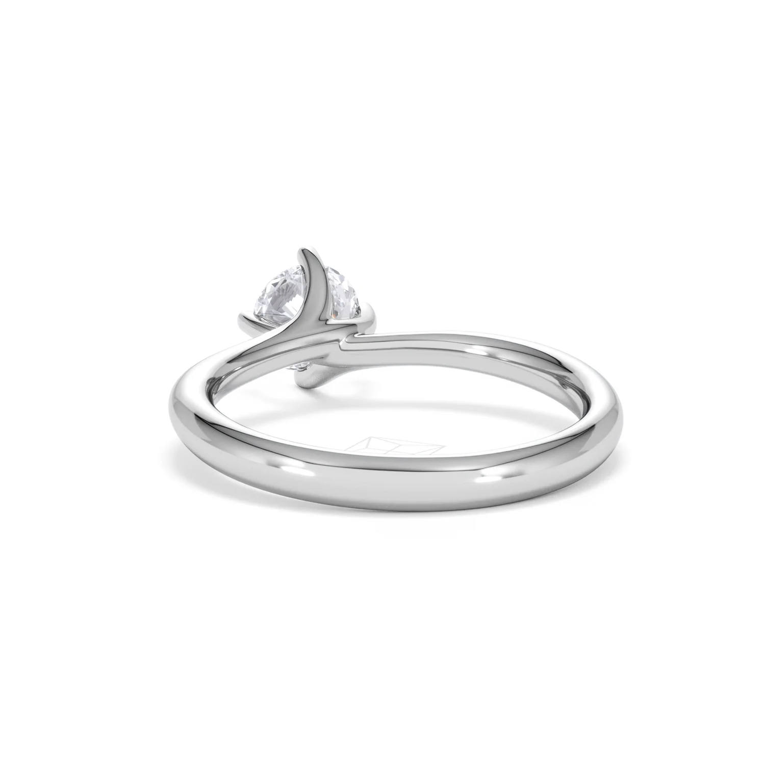 Certified 0.70CT Lily Platinum Engagement Ring G/VS - Image 52
