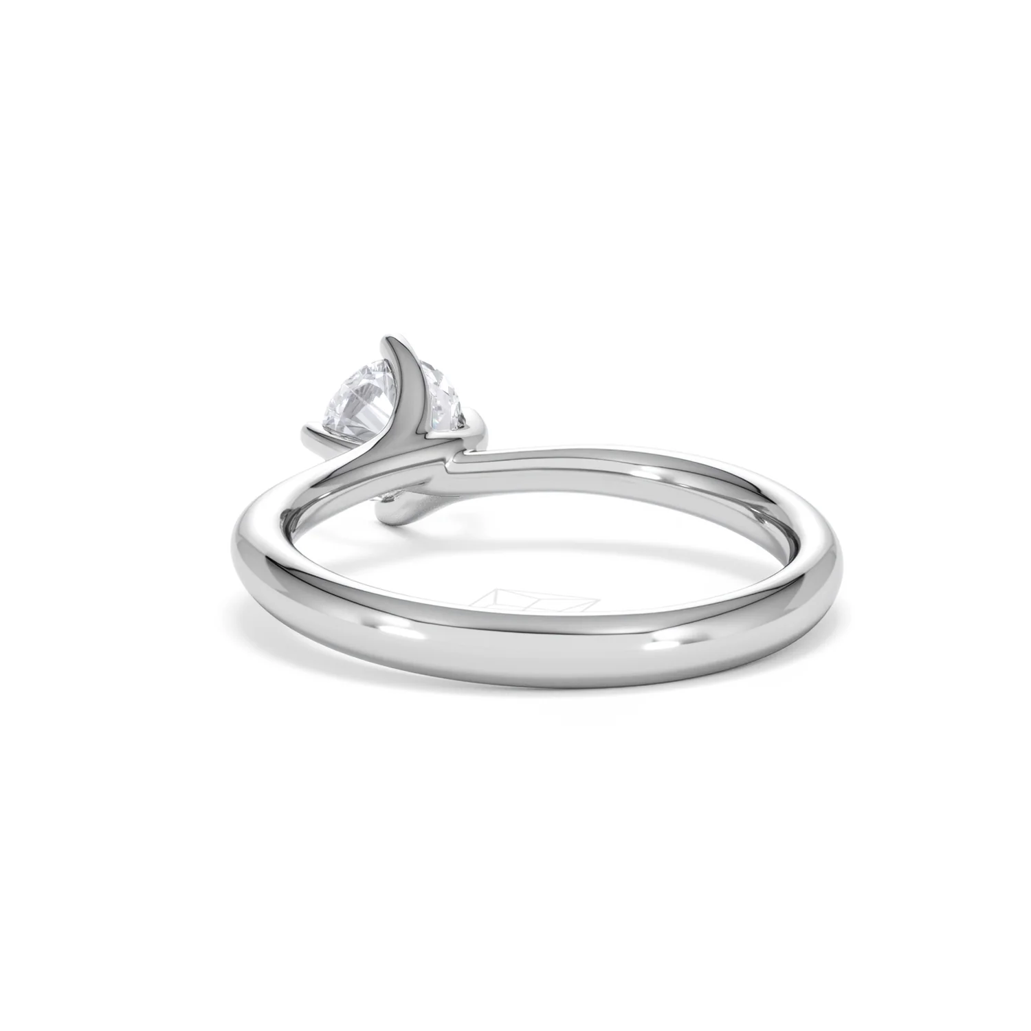 Certified 0.70CT Lily Platinum Engagement Ring G/VS - Image 53