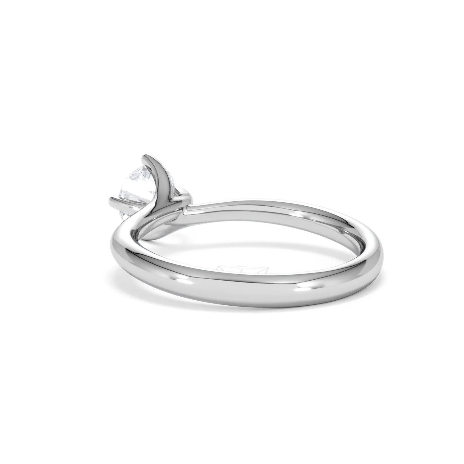 Certified 0.70CT Lily Platinum Engagement Ring G/VS - Image 56