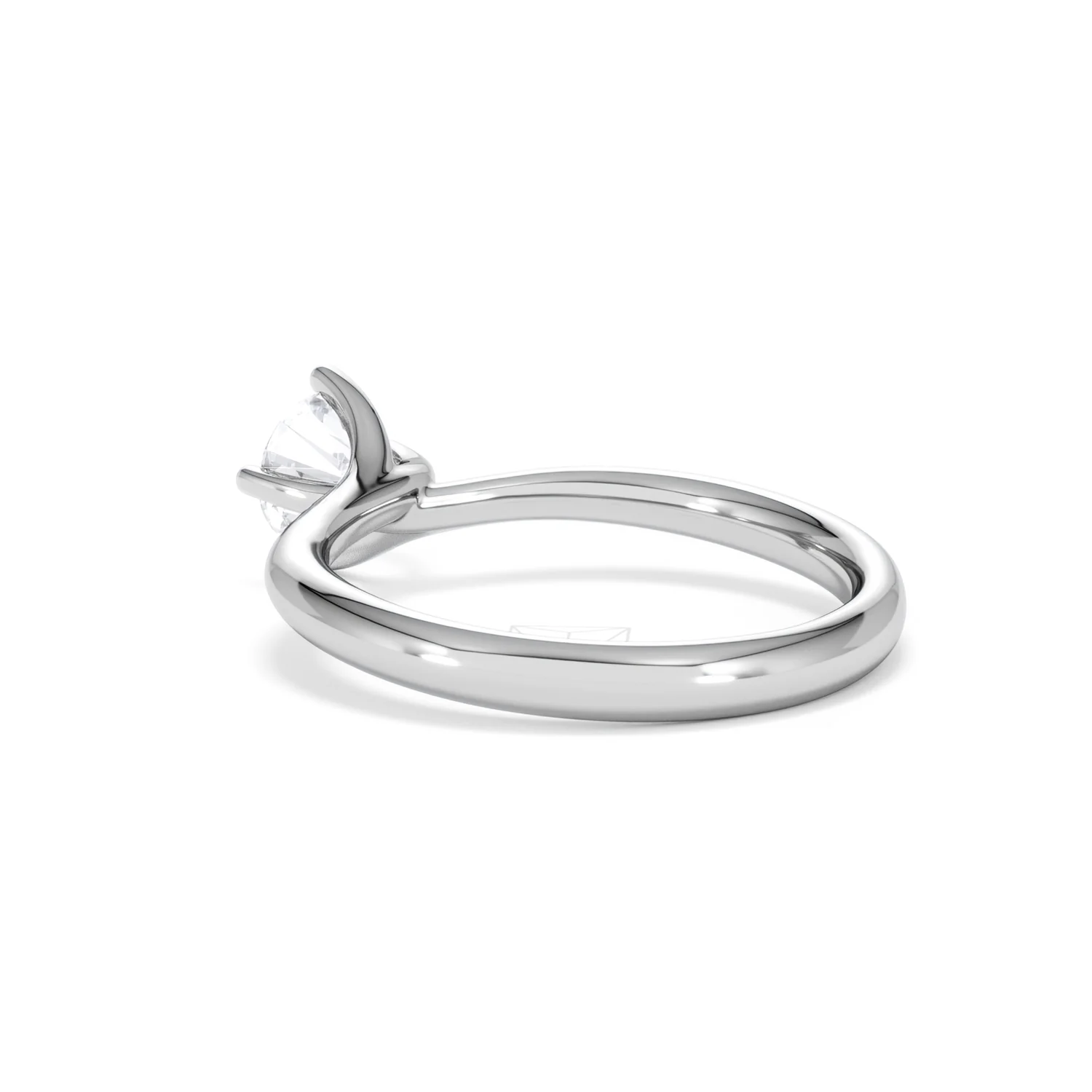 Certified 0.70CT Lily Platinum Engagement Ring G/VS - Image 57
