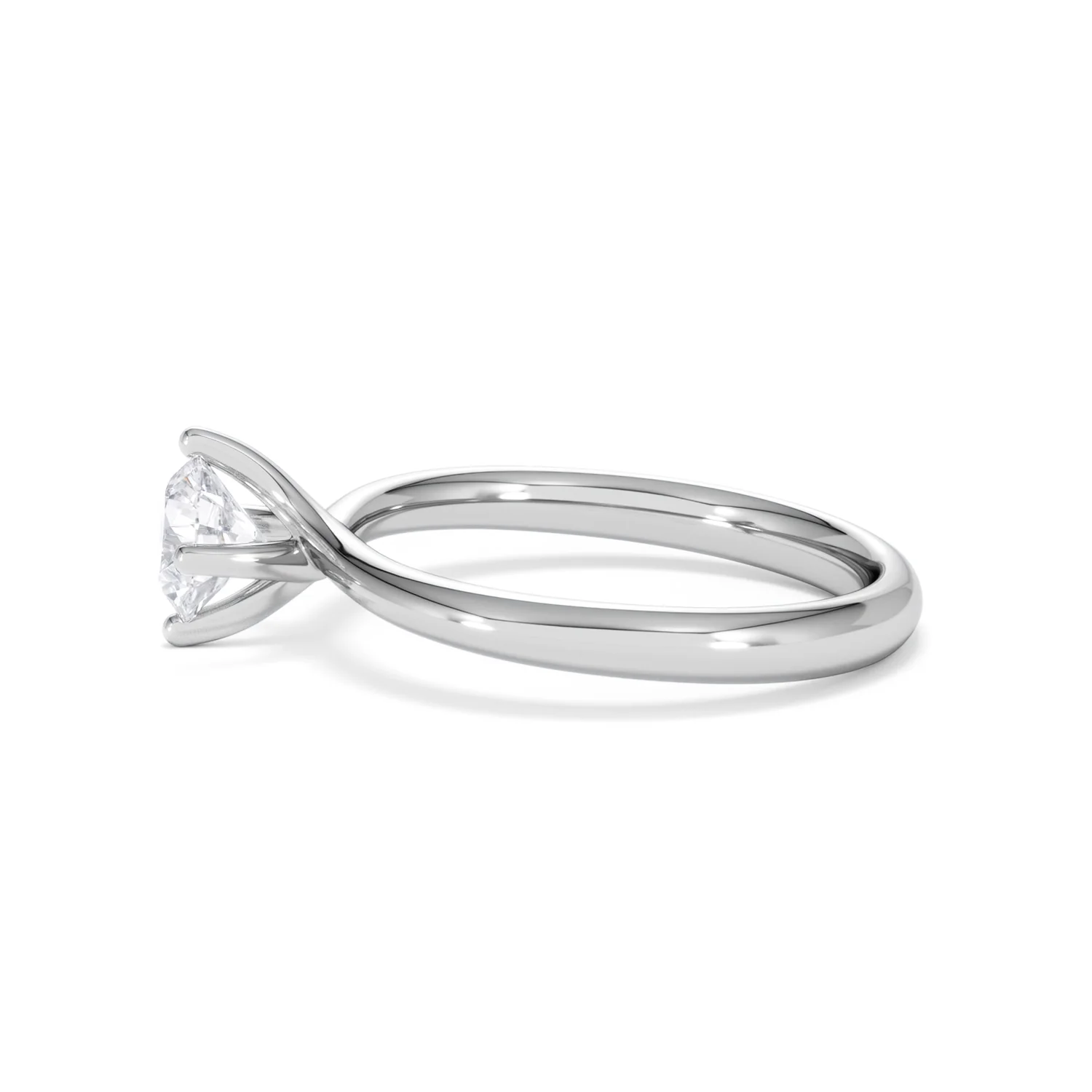 Certified 0.70CT Lily Platinum Engagement Ring G/VS - Image 69