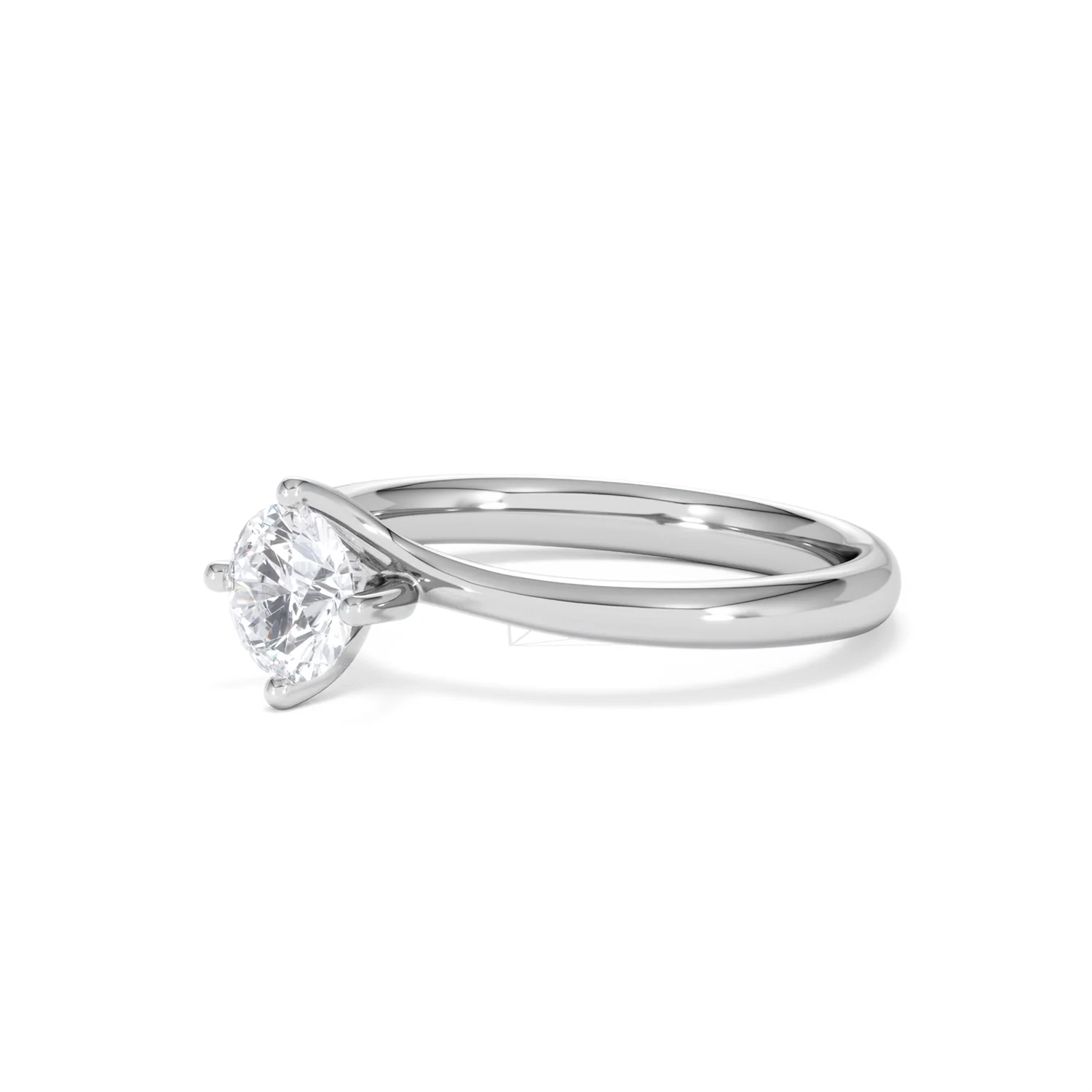 Certified 0.70CT Lily Platinum Engagement Ring G/VS - Image 78