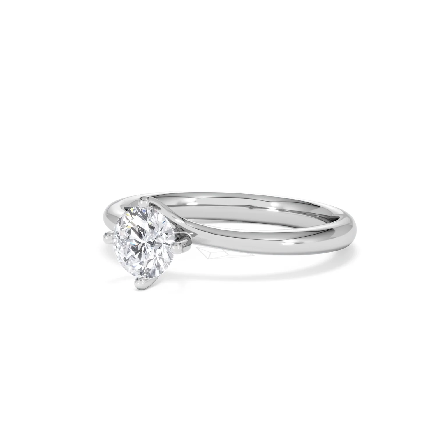 Certified 0.70CT Lily Platinum Engagement Ring G/VS - Image 81
