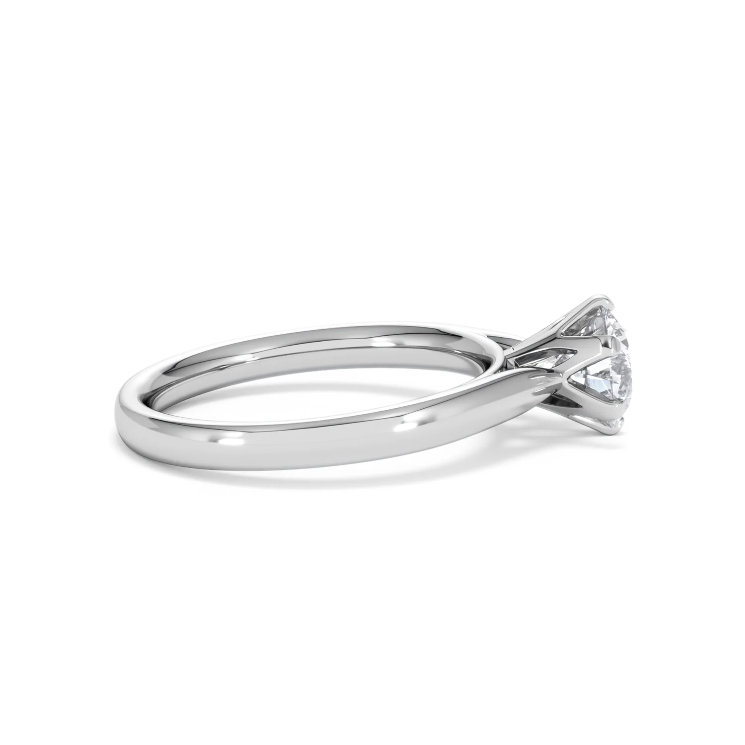 Certified 1.00CT Chloe High Platinum Engagement Ring G/VS - Image 28