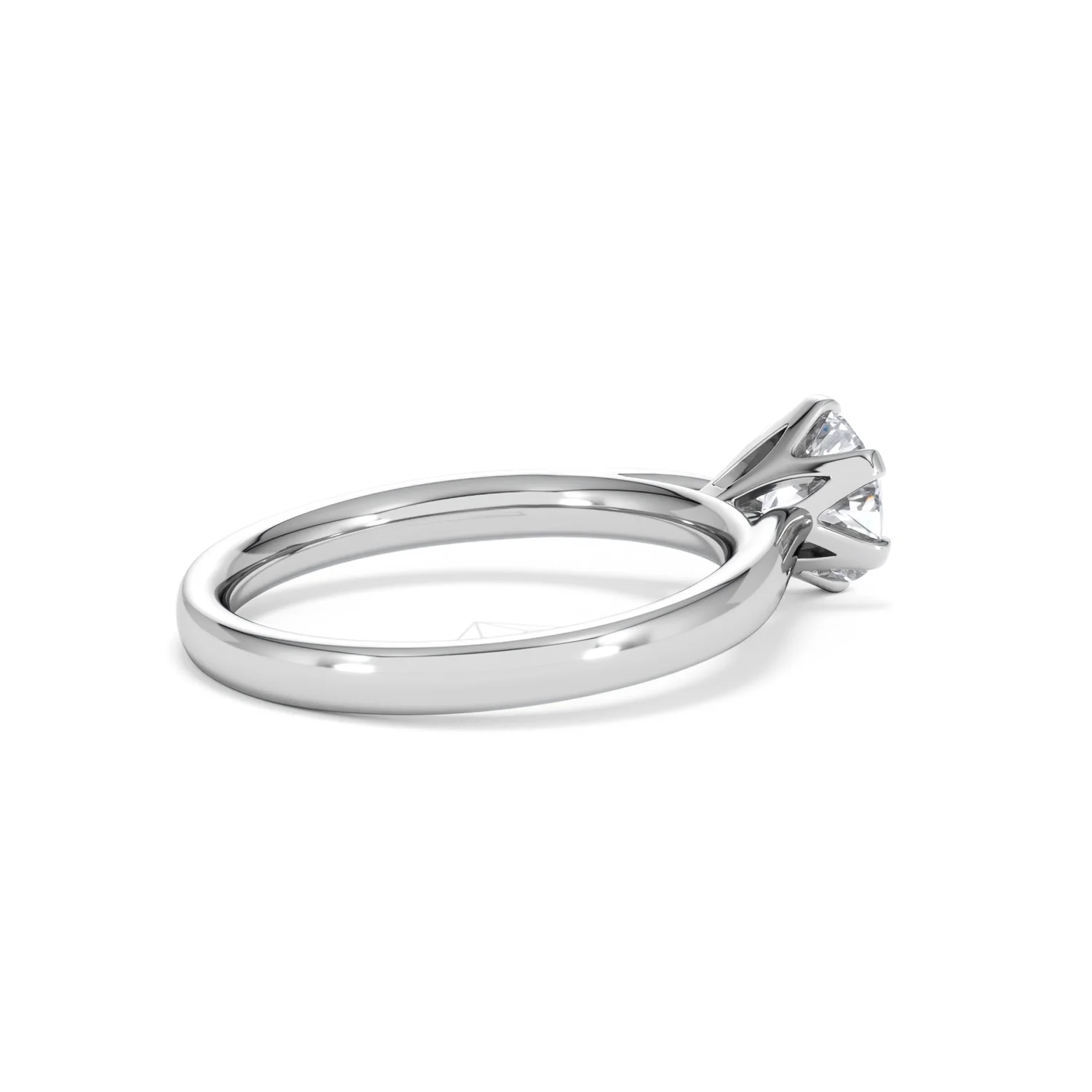 Certified 1.00CT Chloe High Platinum Engagement Ring G/VS - Image 35