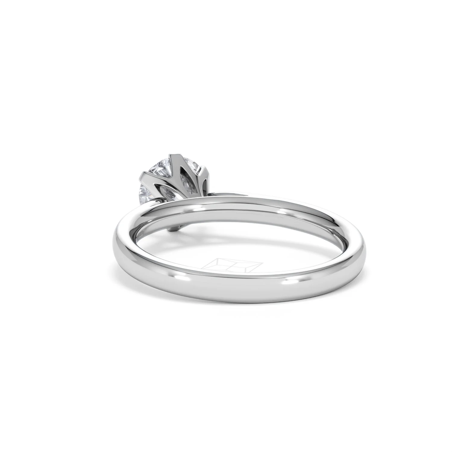 Certified 1.00CT Chloe High Platinum Engagement Ring G/VS - Image 53