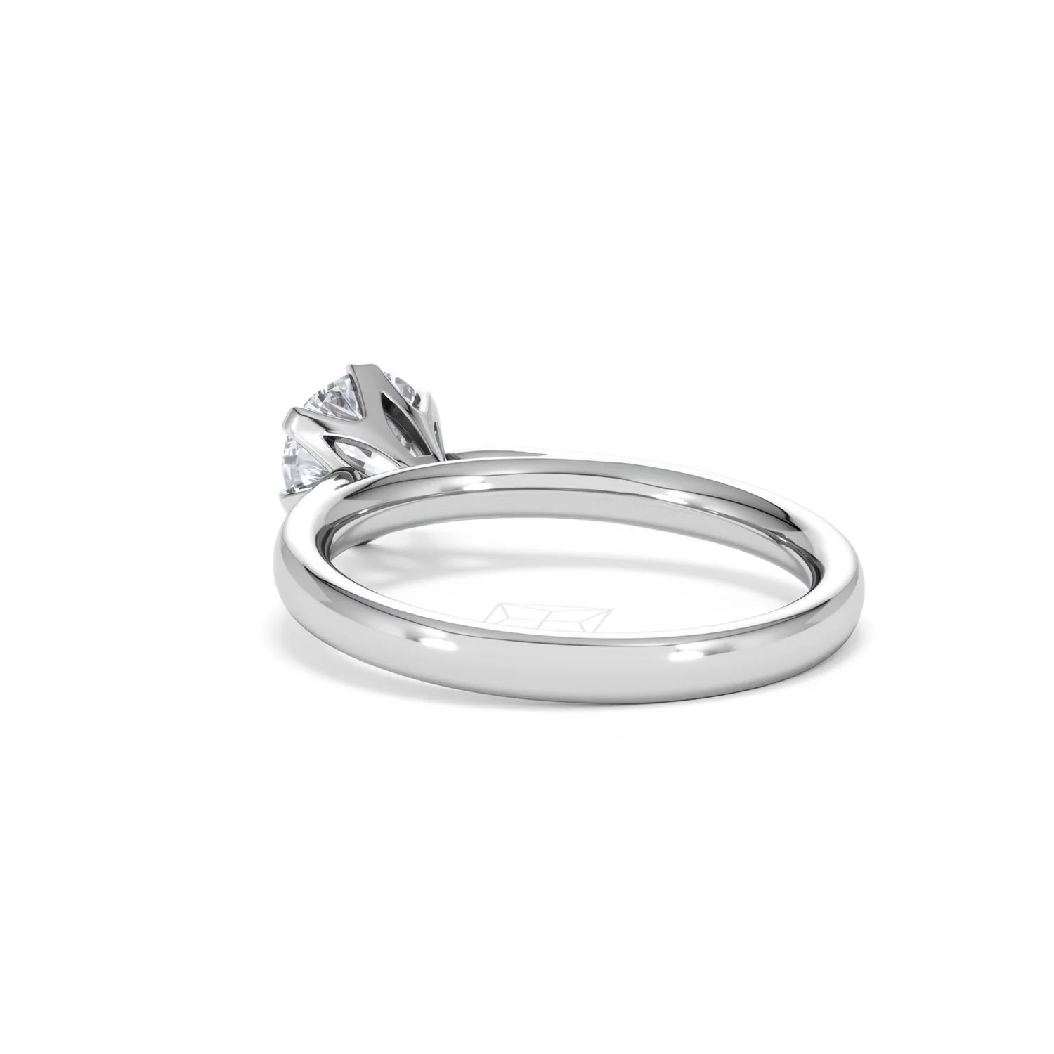 Certified 1.00CT Chloe High Platinum Engagement Ring G/VS - Image 55