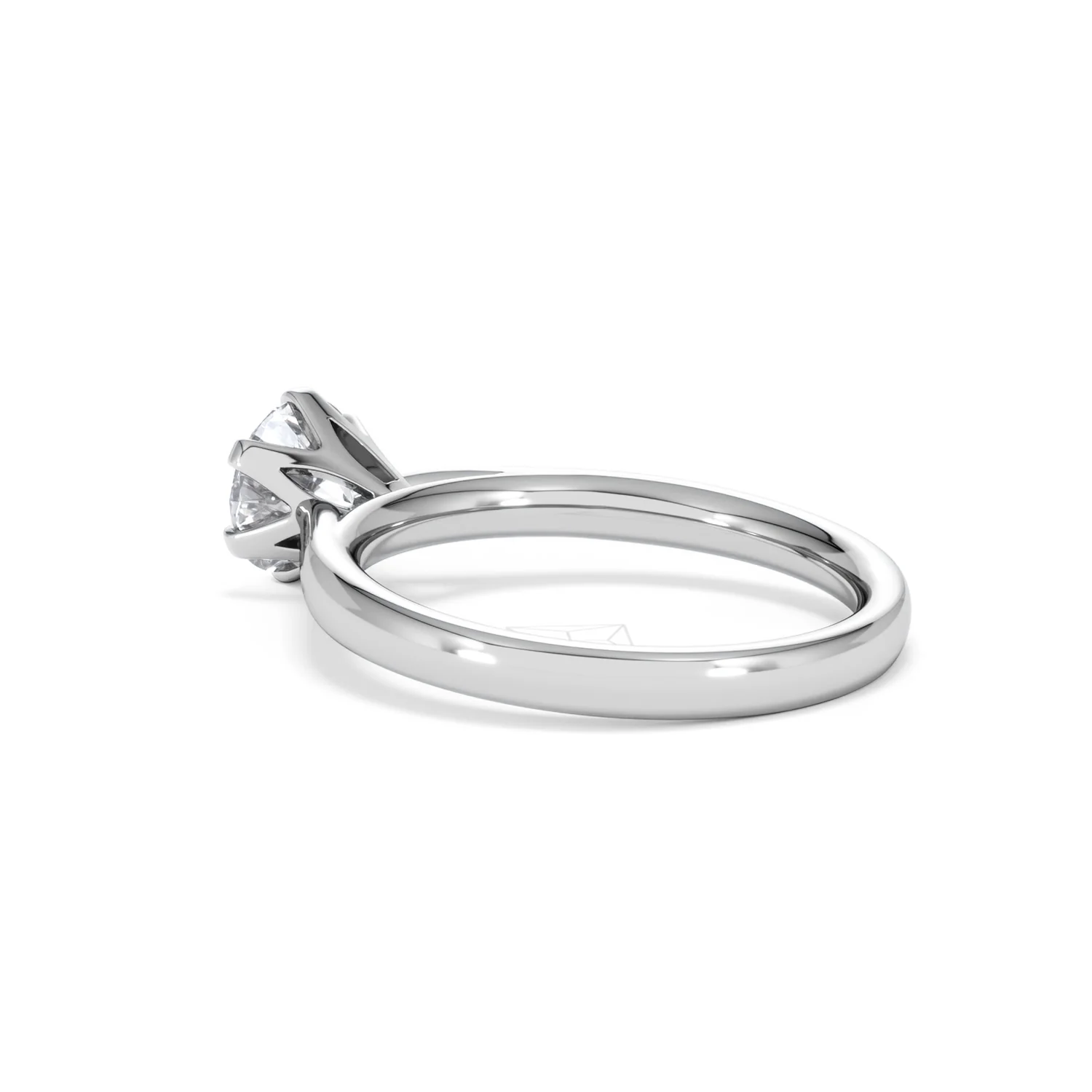 Certified 1.00CT Chloe High Platinum Engagement Ring G/VS - Image 59