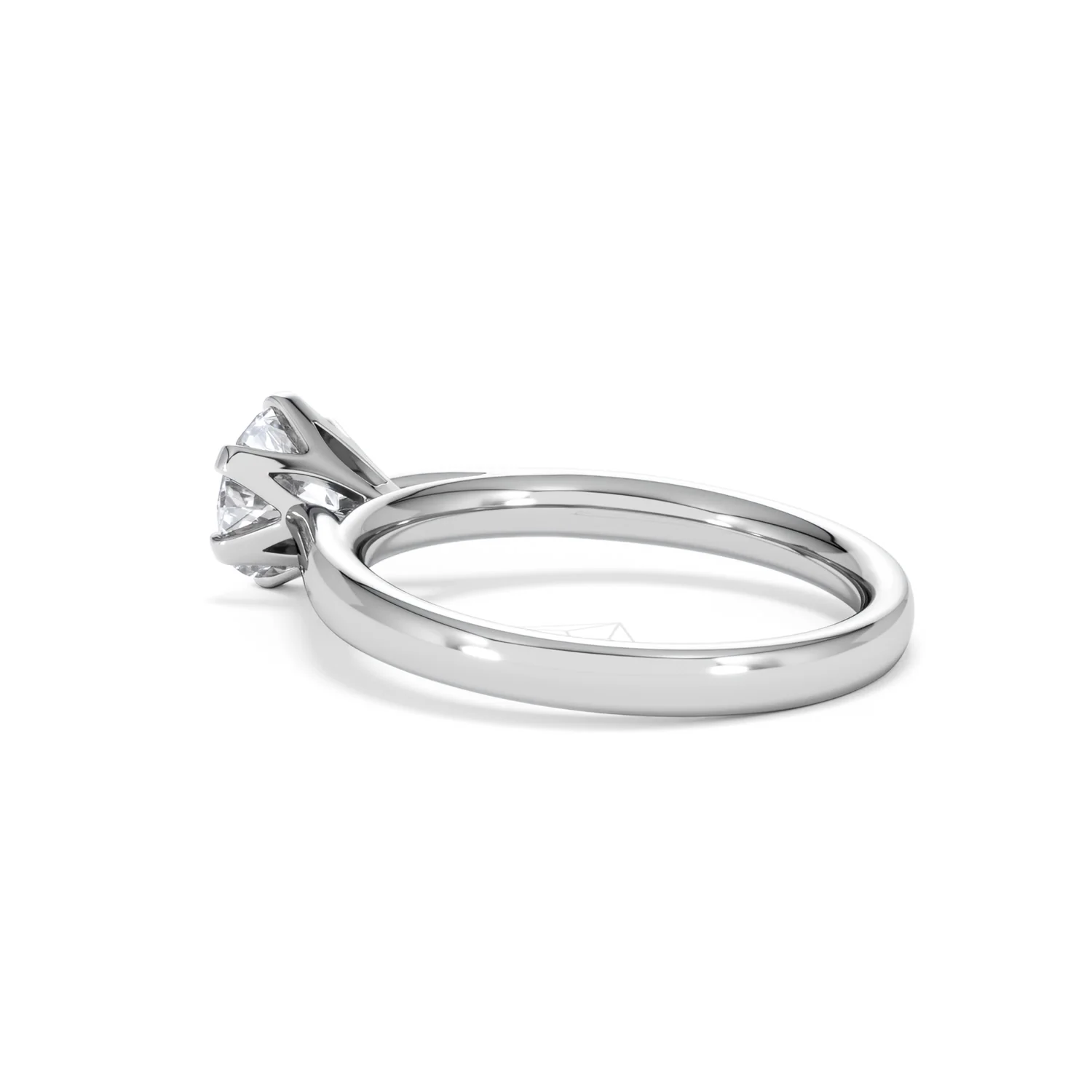 Certified 1.00CT Chloe High Platinum Engagement Ring G/VS - Image 60