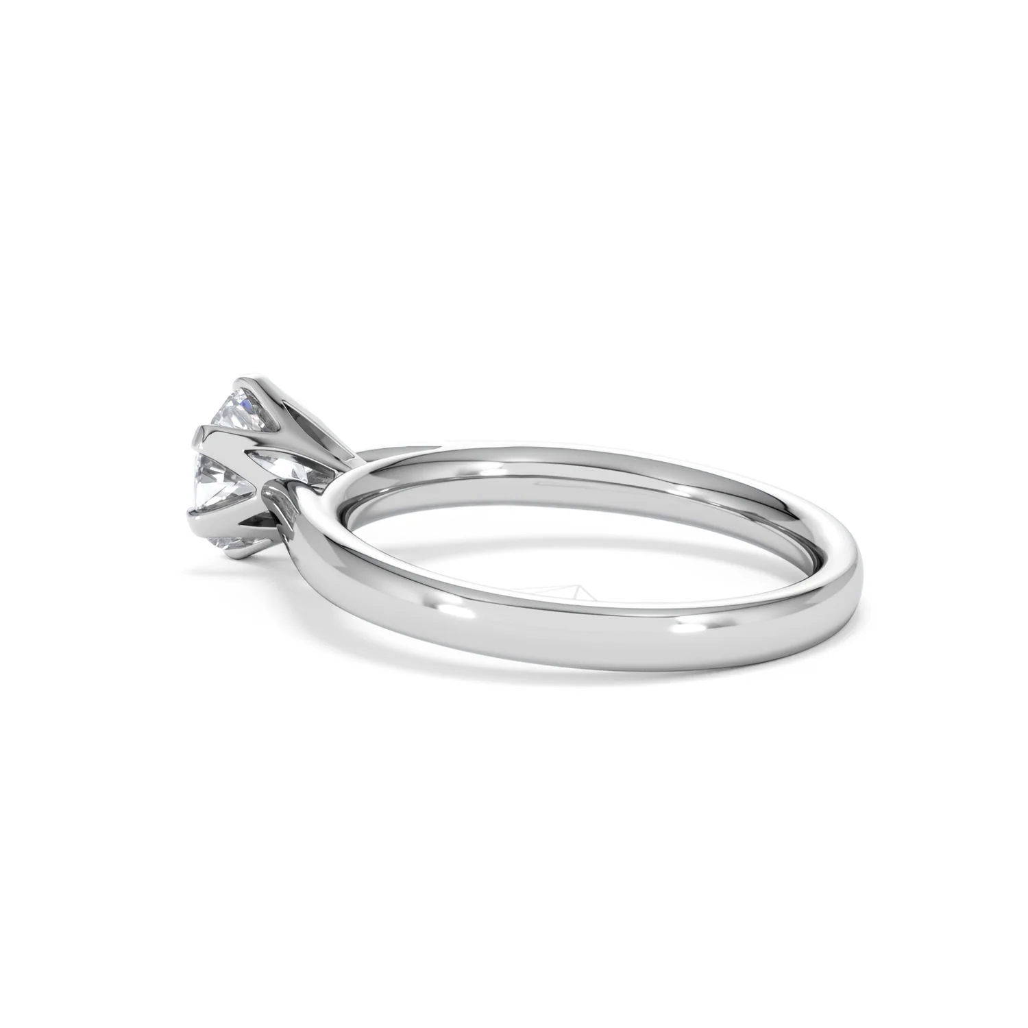 Certified 1.00CT Chloe High Platinum Engagement Ring G/VS - Image 61