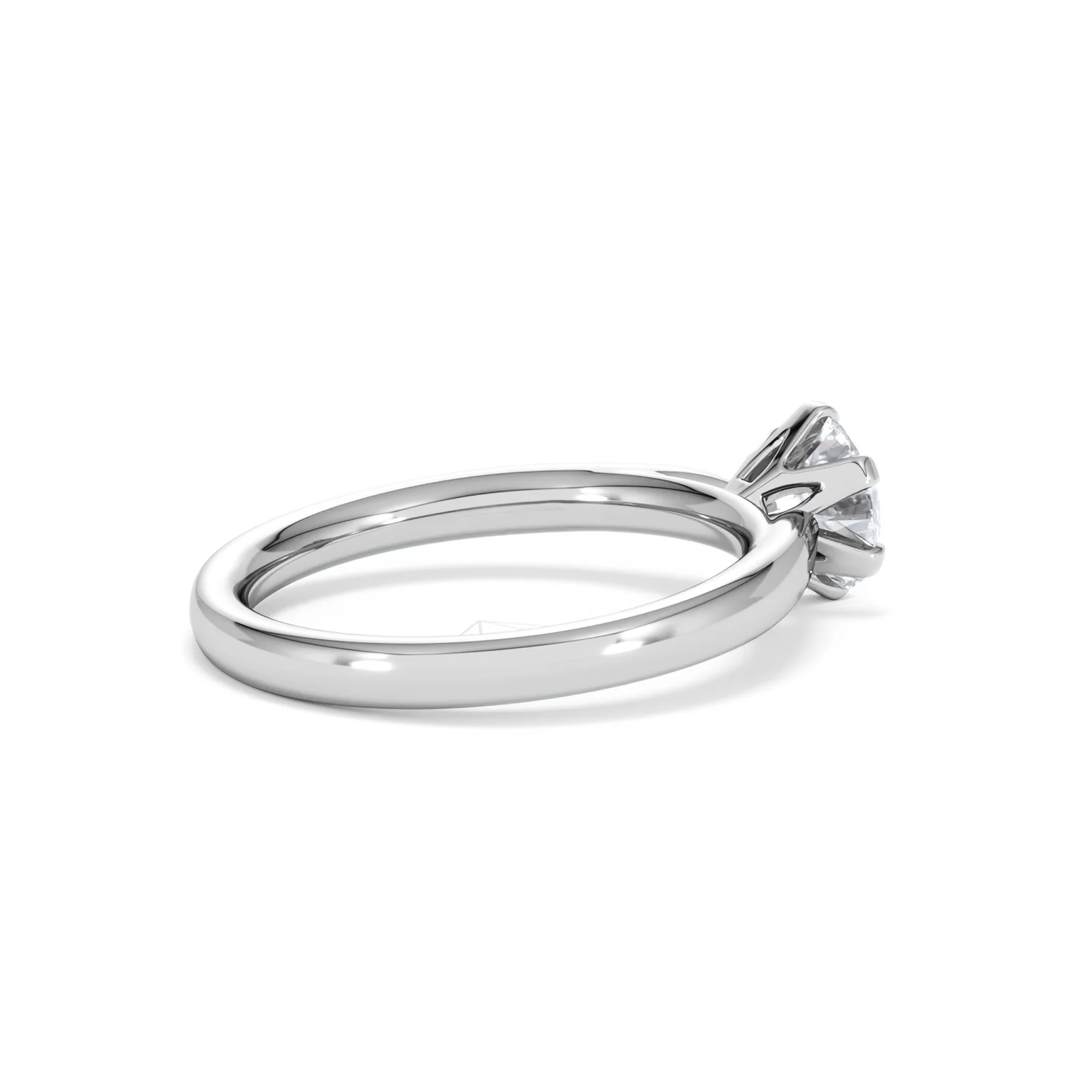 Certified 1.00CT Chloe Low Platinum Engagement Ring G/SI2 - Image 34