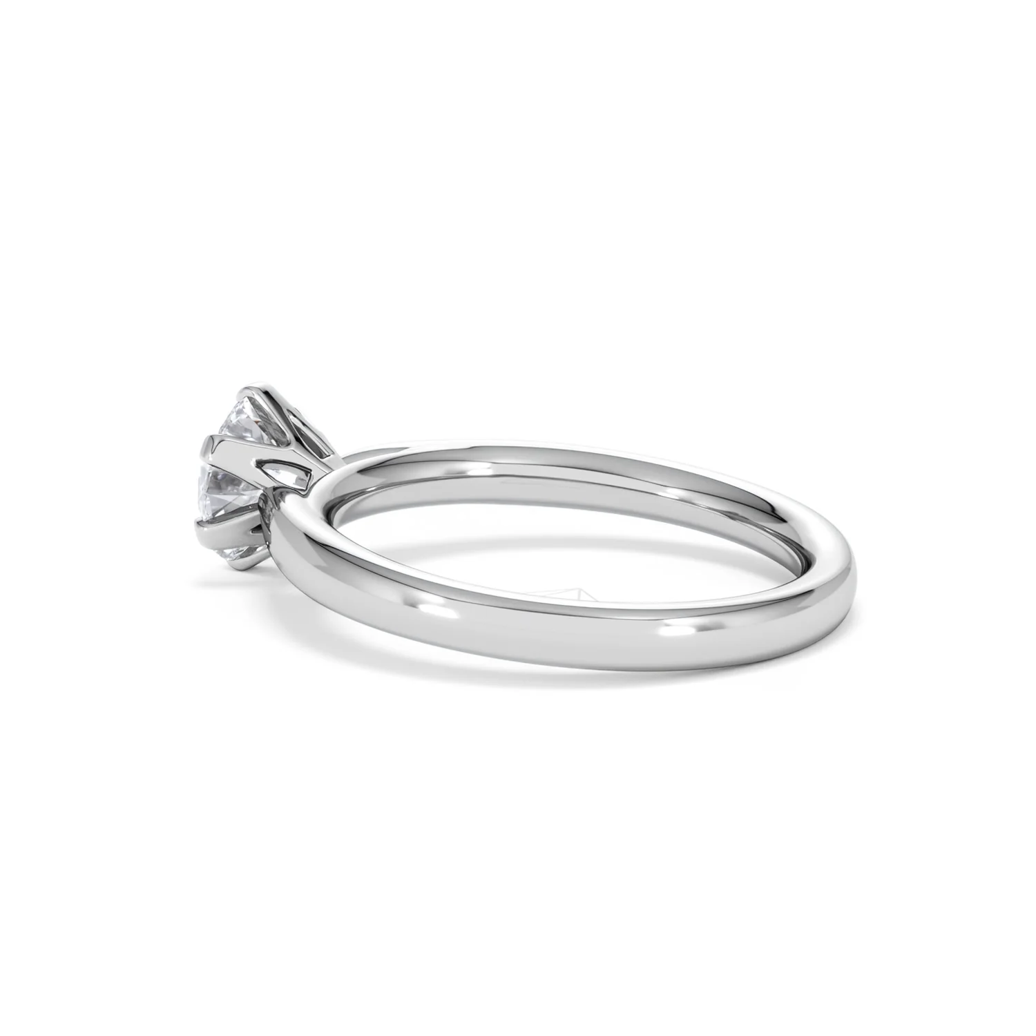 Certified 1.00CT Chloe Low Platinum Engagement Ring G/SI2 - Image 62
