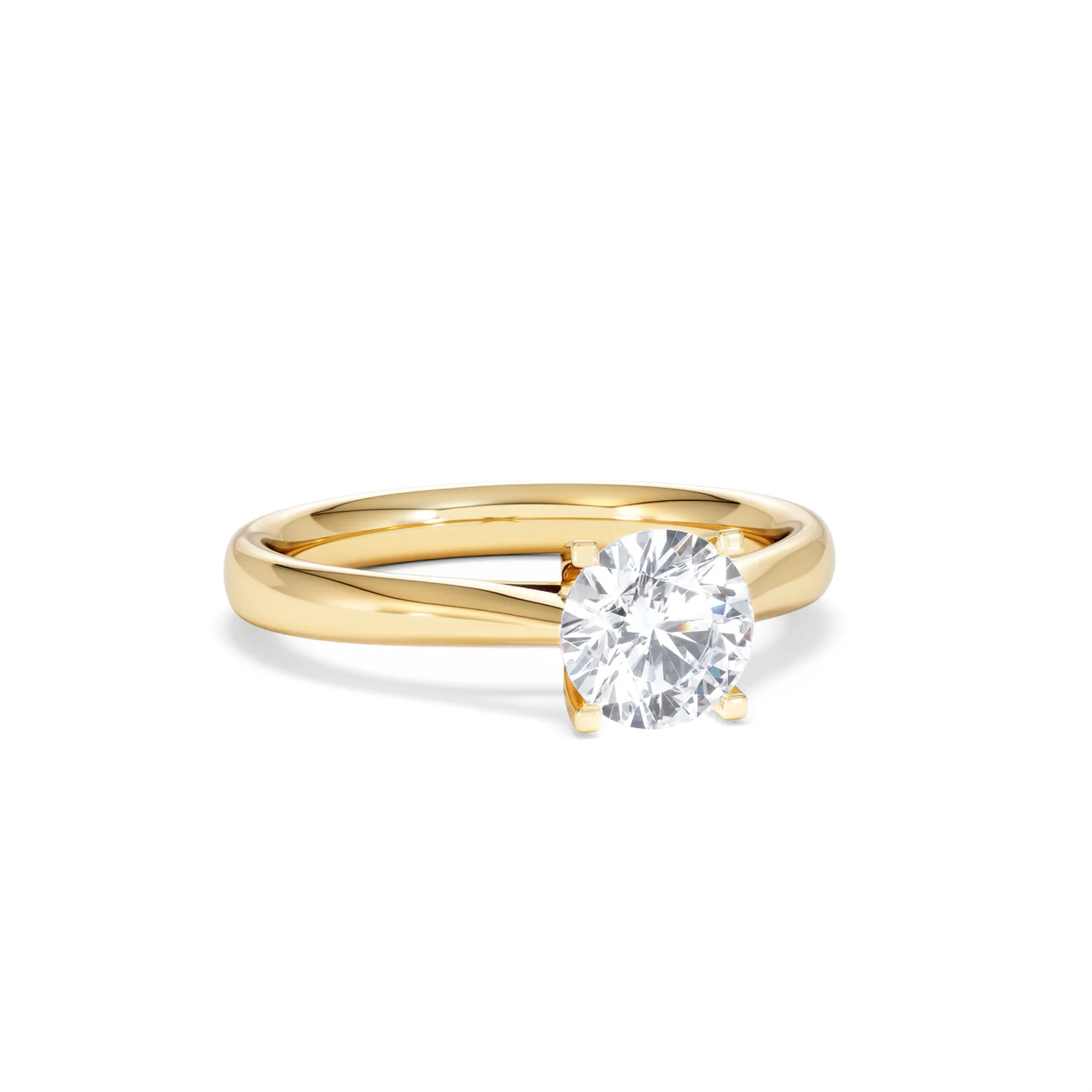 Certified 1.00CT Grace 18K Gold Engagement Ring G/SI2 - Image 12