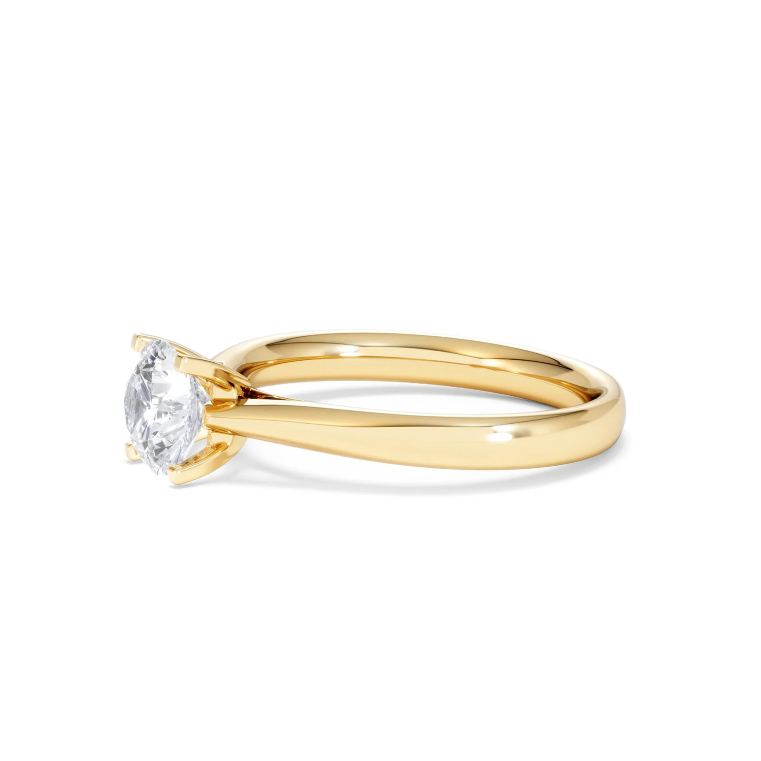 Certified 1.00CT Grace 18K Gold Engagement Ring G/SI2 - Image 74