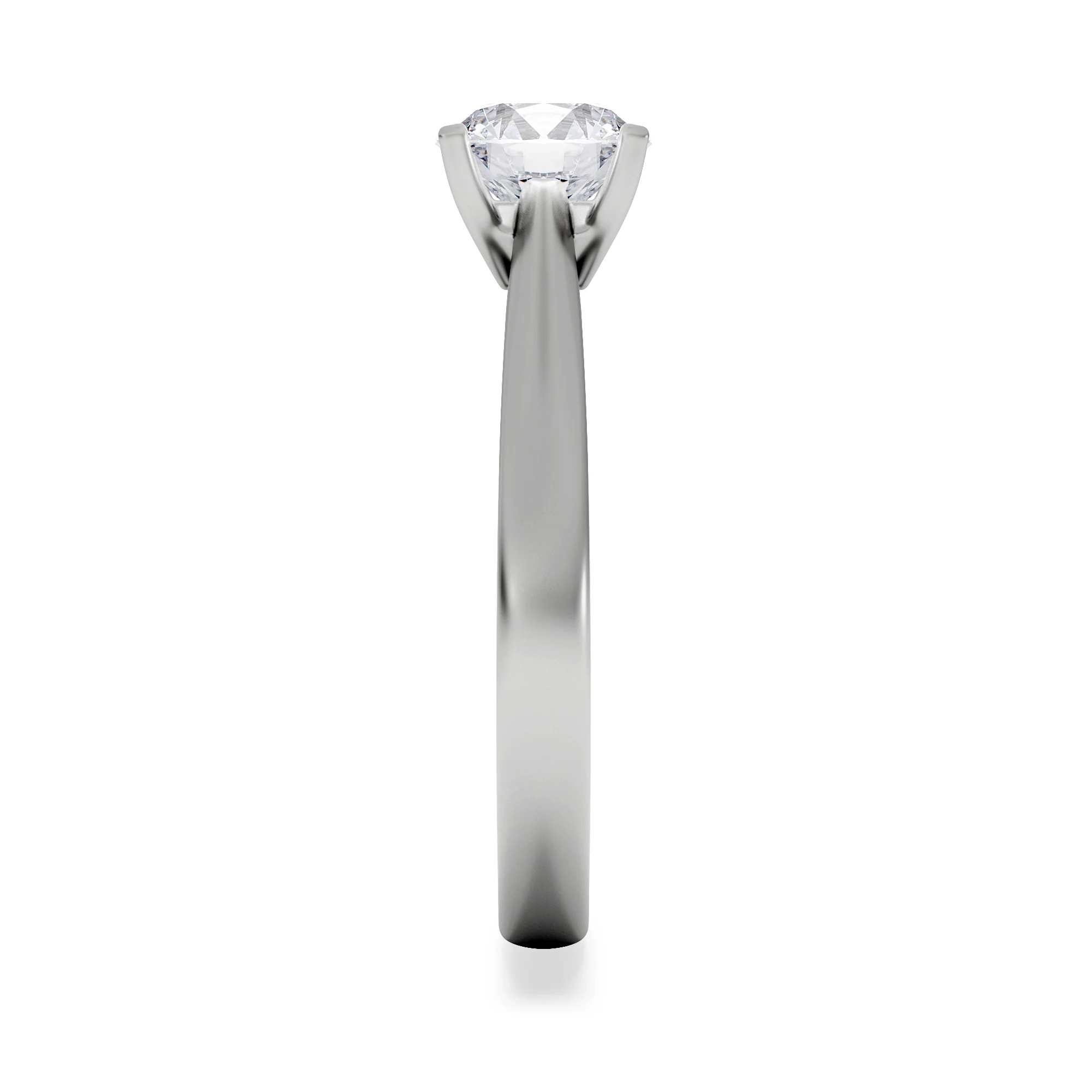 Certified 1.00CT Grace 18K White Gold Engagement Ring G/SI2 - Image 5