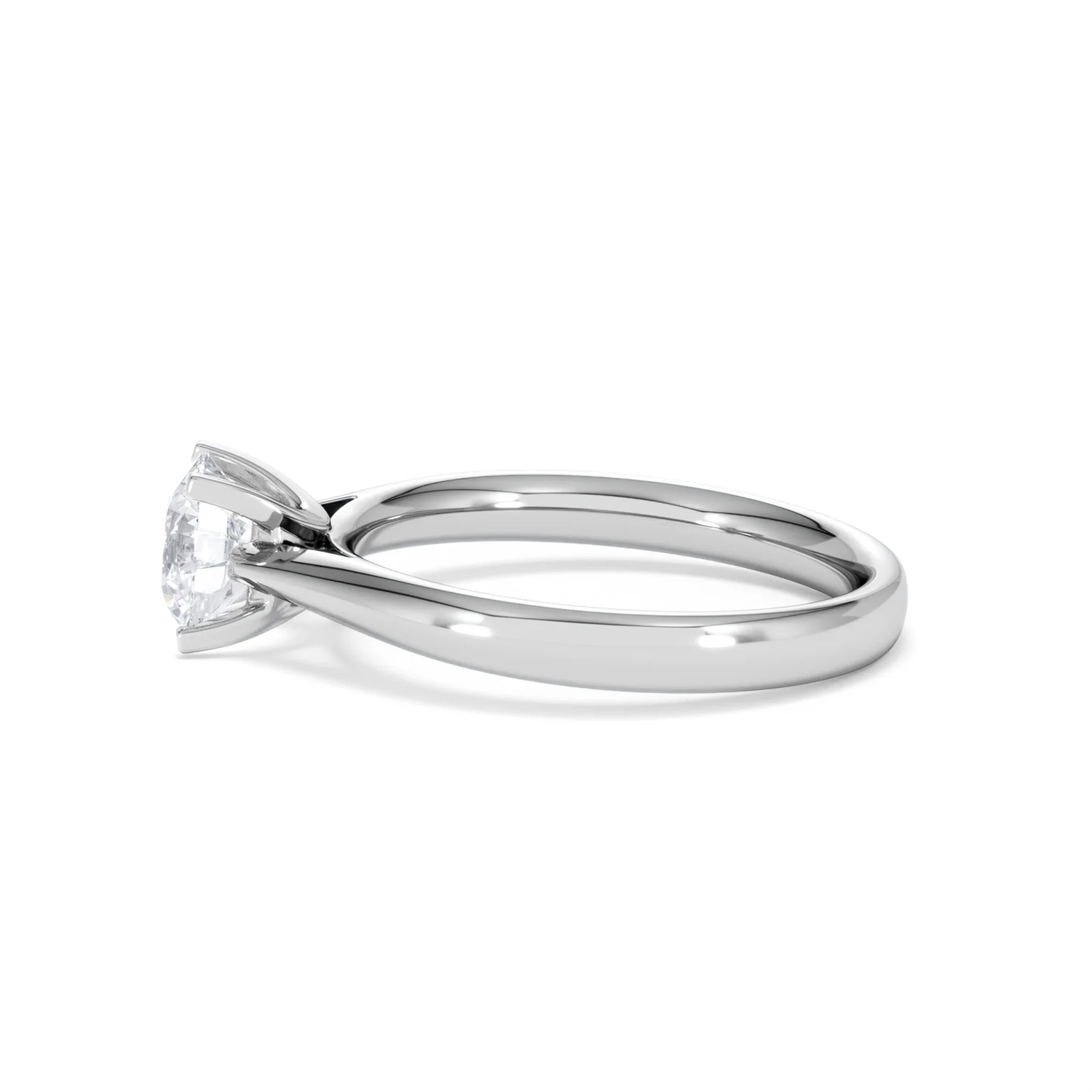 Certified 1.00CT Grace 18K White Gold Engagement Ring G/SI2 - Image 68