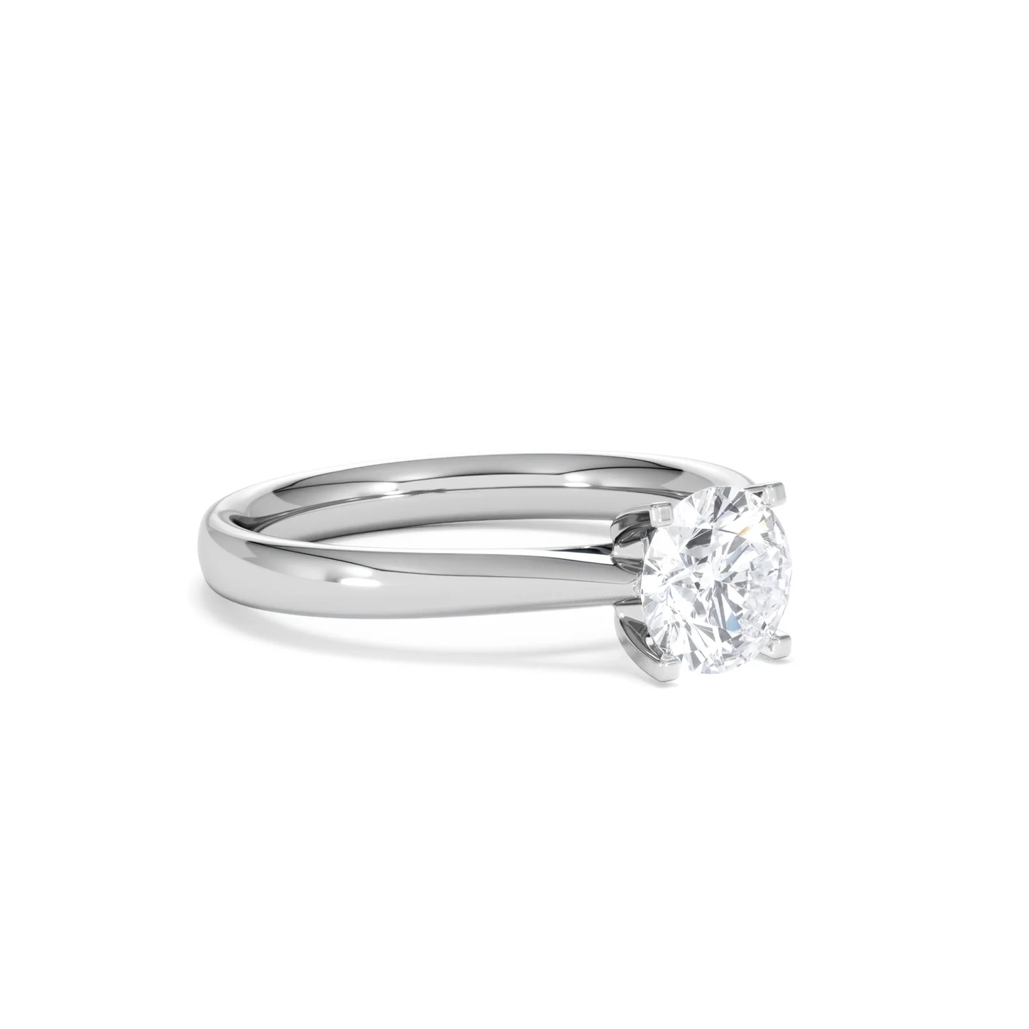 Certified 1.00CT Grace Platinum Engagement Ring G/SI2 - Image 16