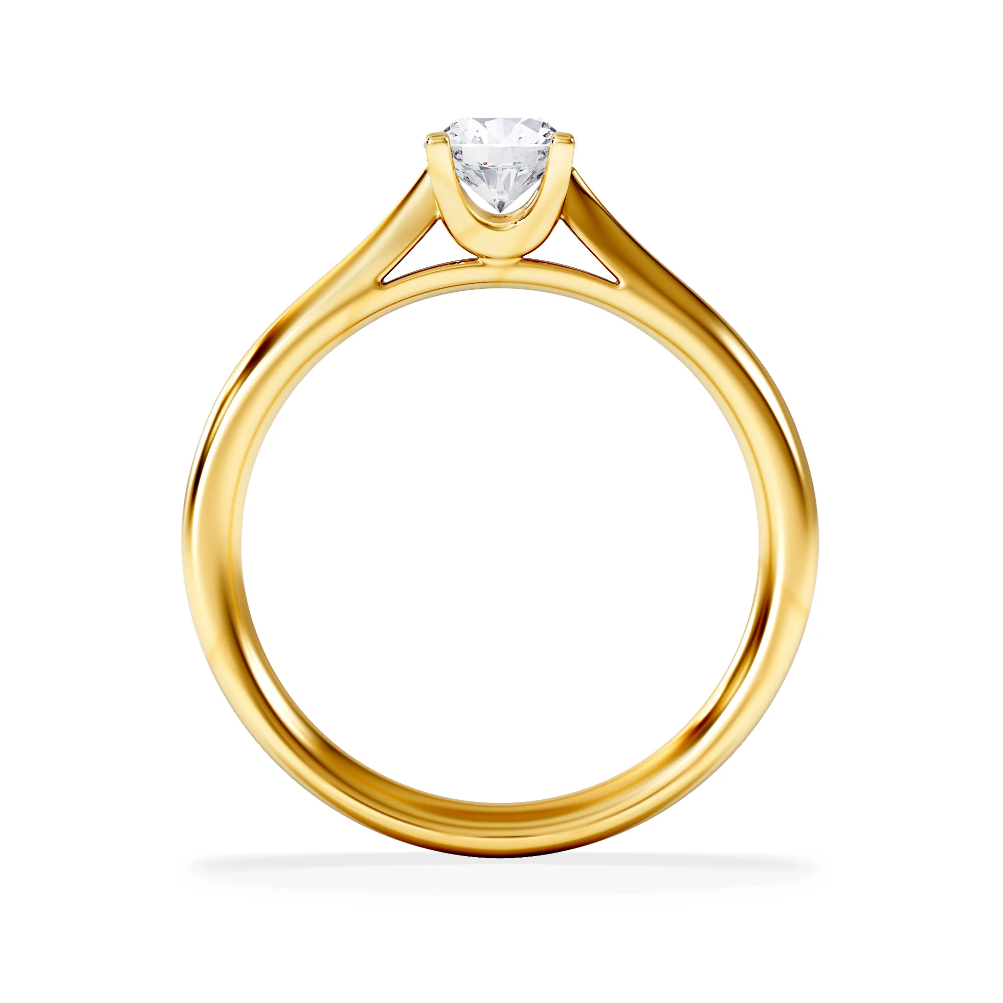 Certified Grace 18K Gold Diamond Engagement Ring 0.50CT - Image 3