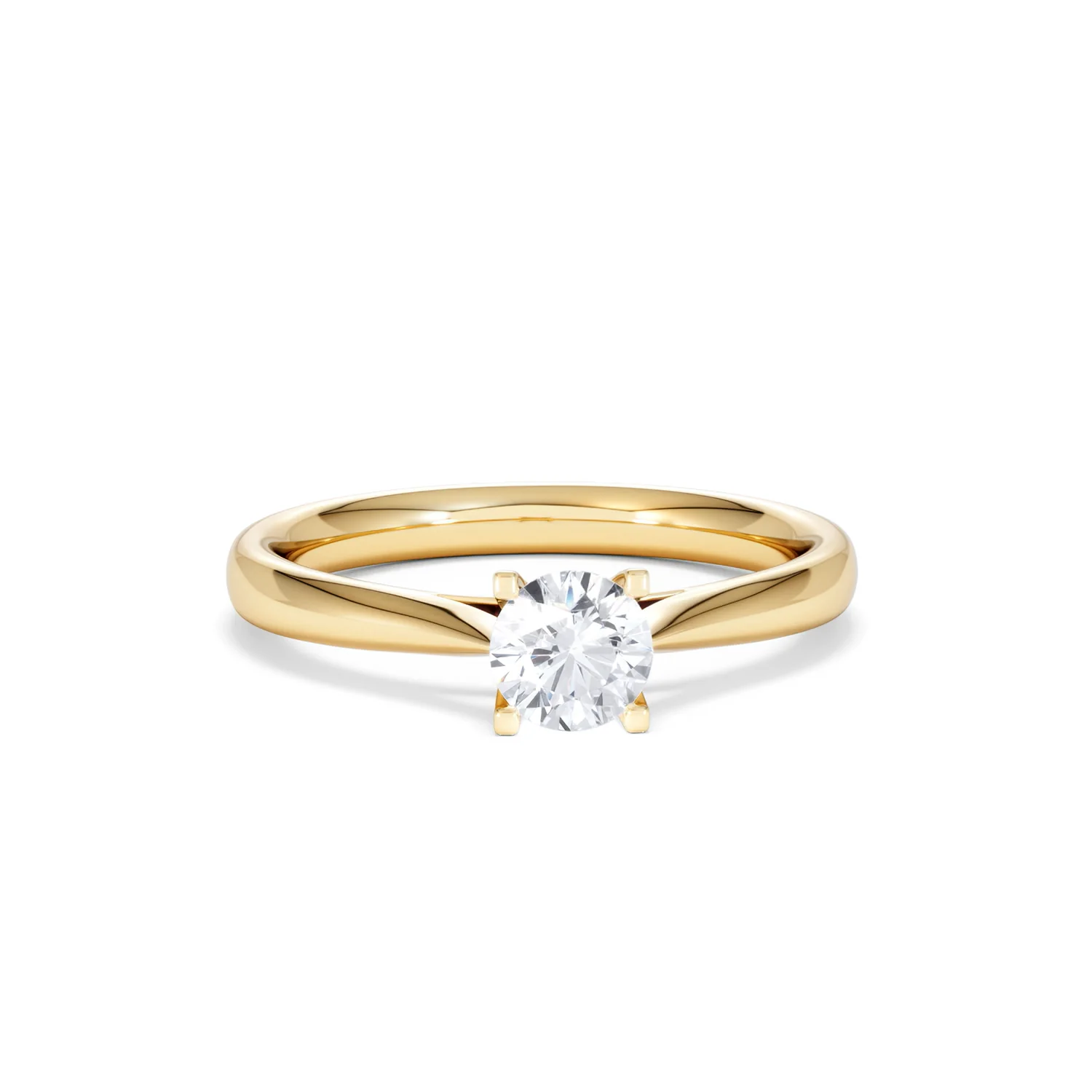 Certified Grace 18K Gold Diamond Engagement Ring 0.50CT - Image 9