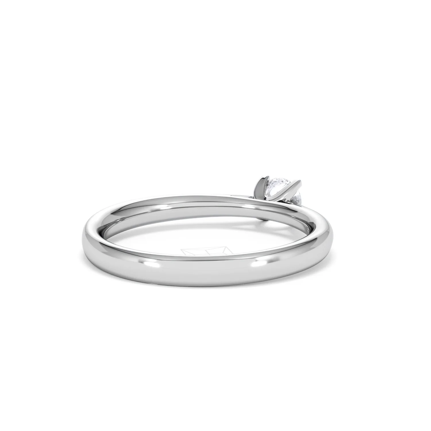 Certified Grace 18K White Gold Diamond Engagement Ring 0.25CT-G-H/SI - Image 41