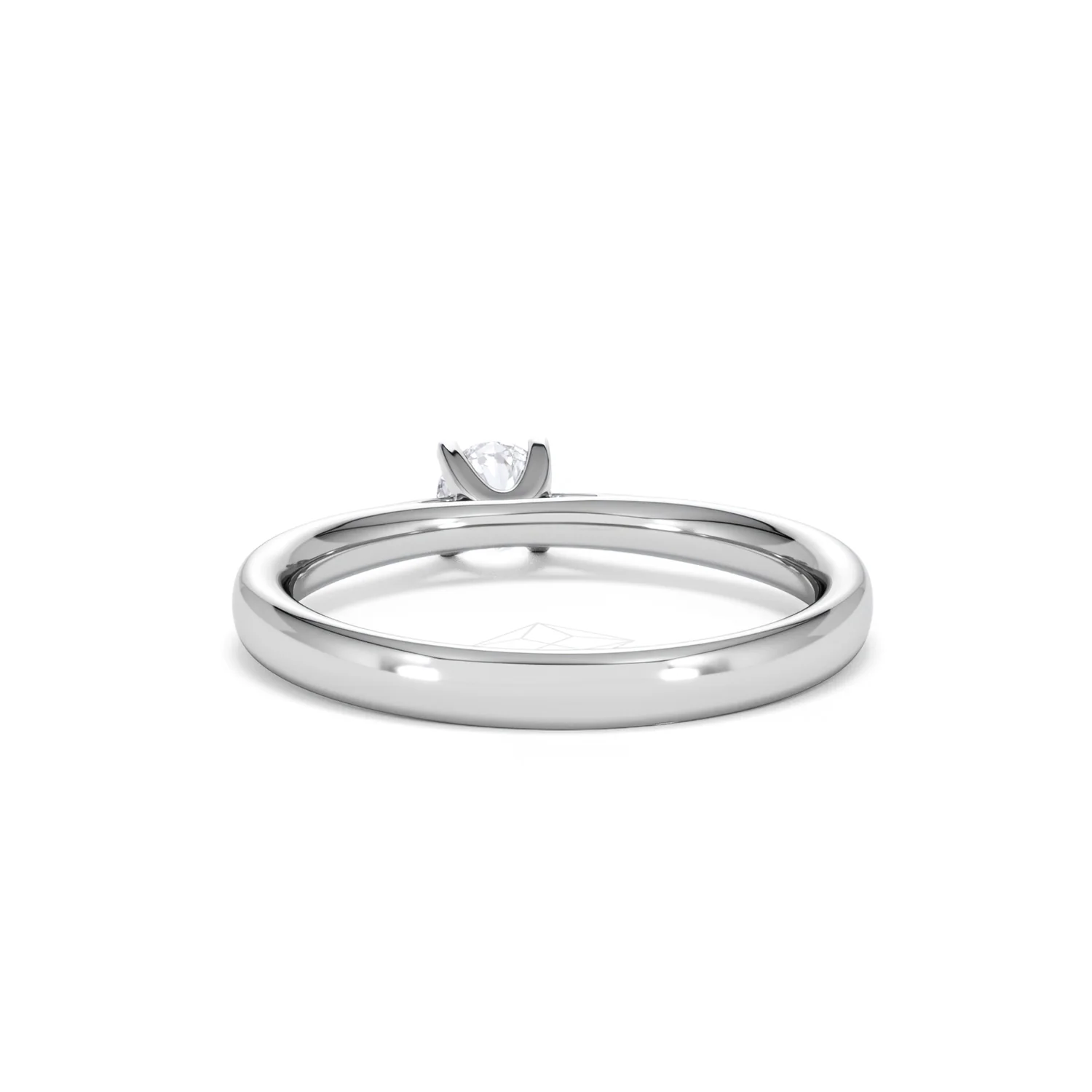 Certified Grace 18K White Gold Diamond Engagement Ring 0.25CT-G-H/SI - Image 50