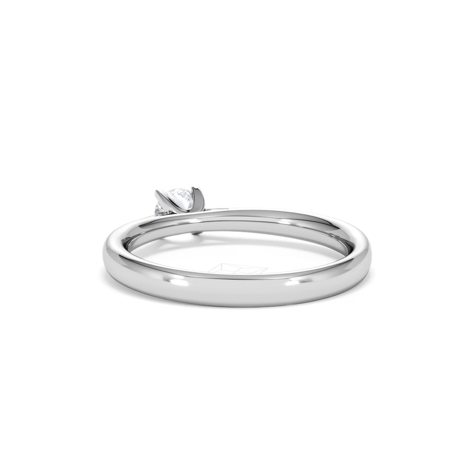 Certified Grace 18K White Gold Diamond Engagement Ring 0.25CT-G-H/SI - Image 53