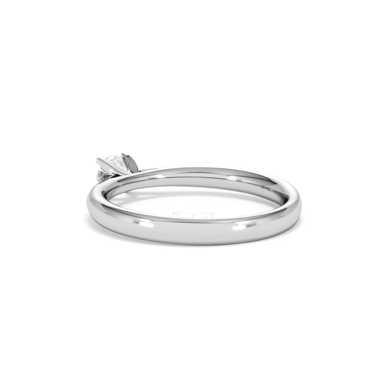 Certified Grace 18K White Gold Diamond Engagement Ring 0.25CT-G-H/SI - Image 57