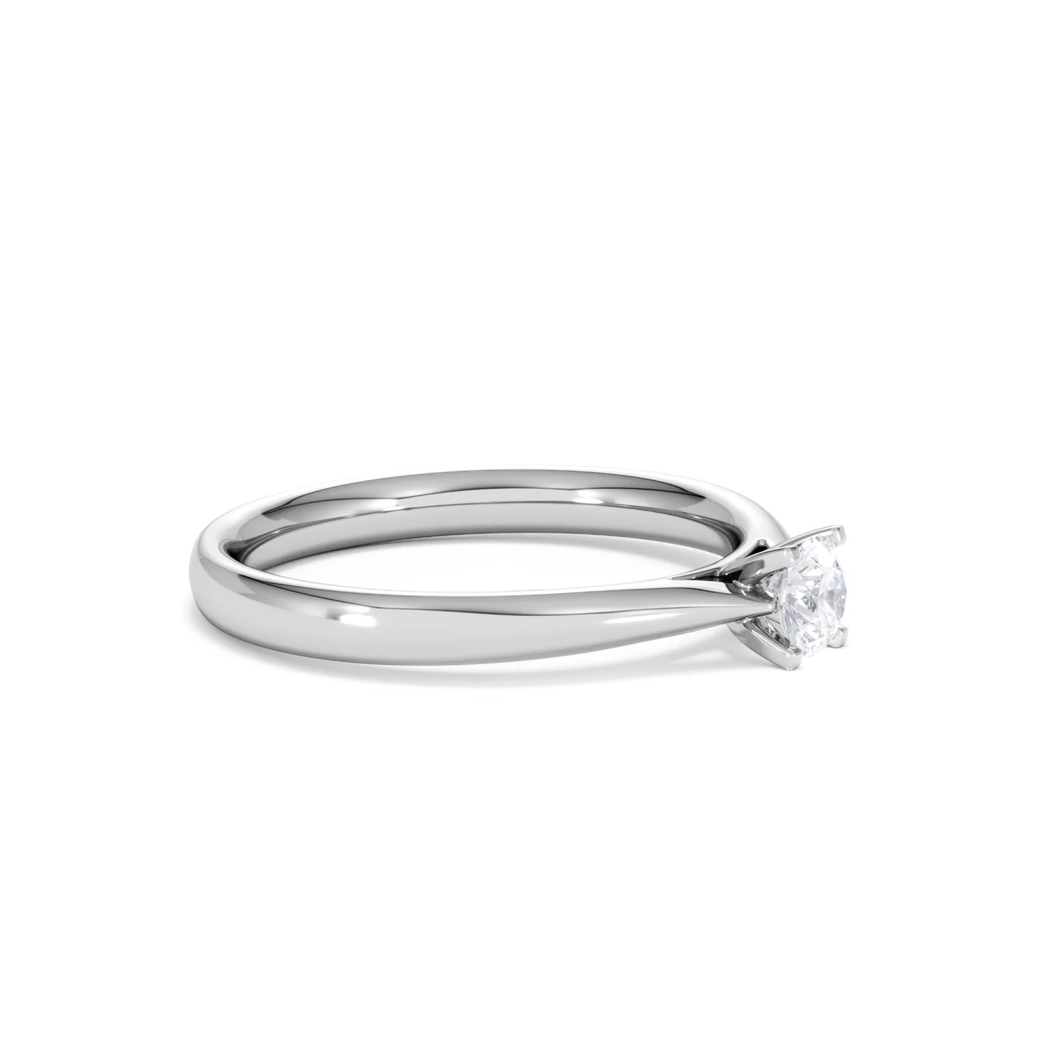 Certified Grace 18K White Gold Diamond Engagement Ring 0.25CT - Image 21