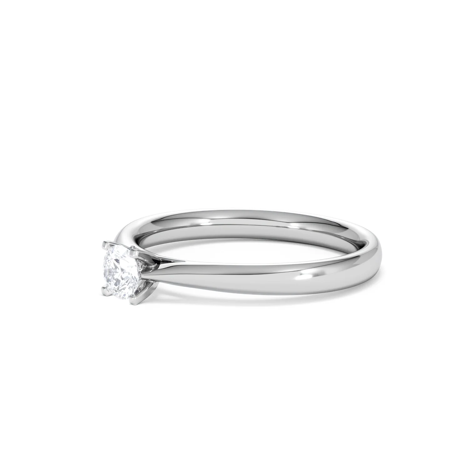 Certified Grace 18K White Gold Diamond Engagement Ring 0.25CT - Image 77
