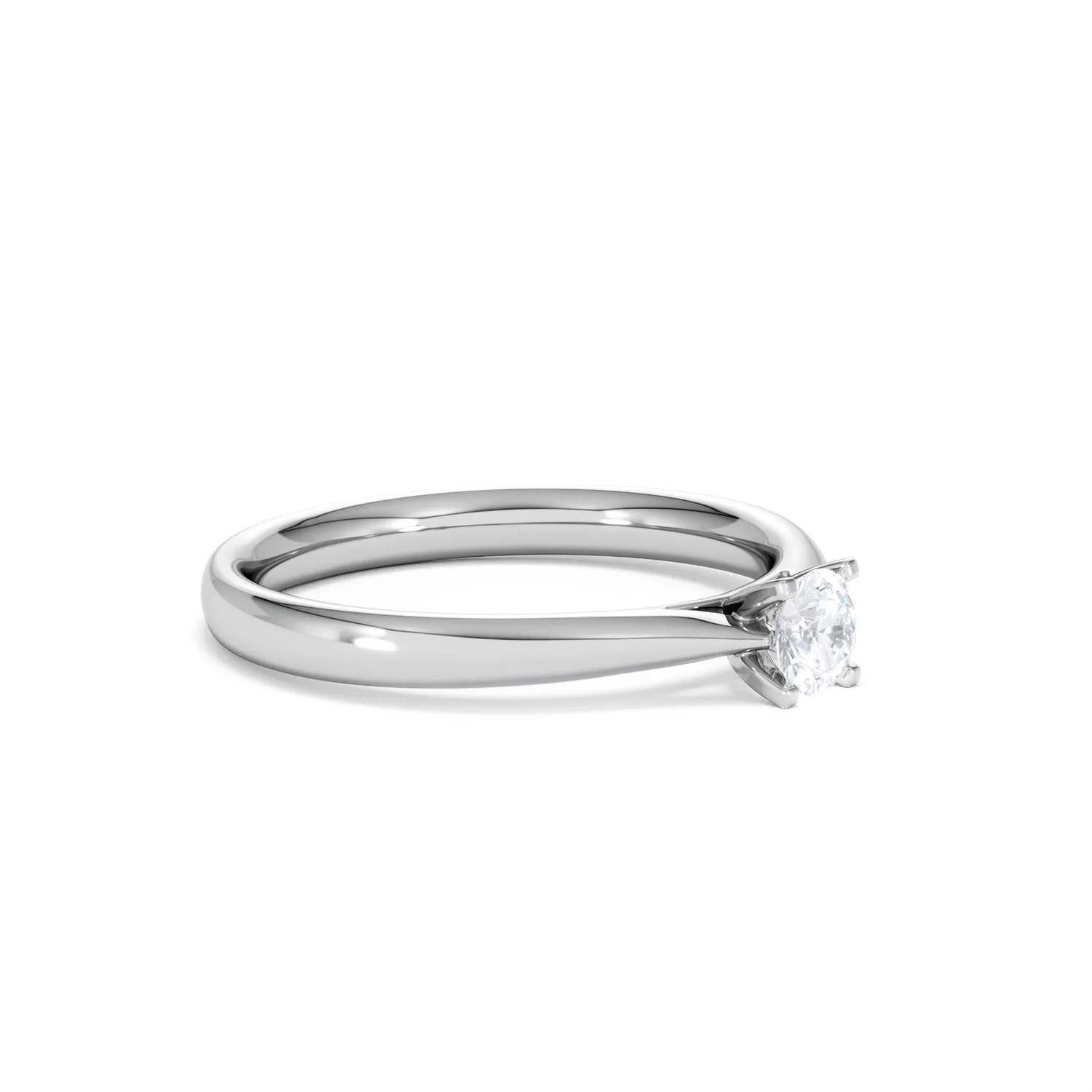 Certified Grace Platinum Diamond Engagement Ring 0.25CT G/VS - Image 19