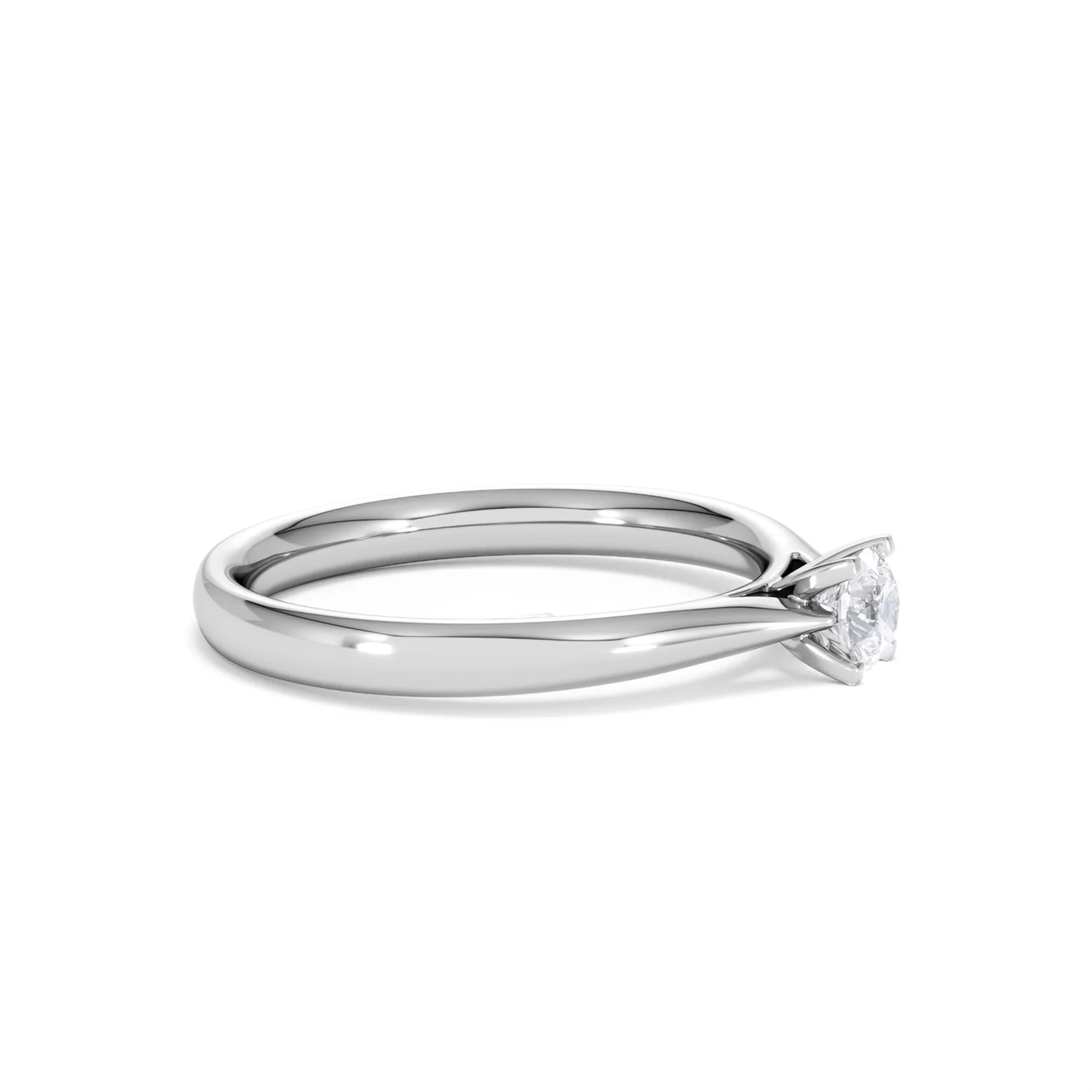 Certified Grace Platinum Diamond Engagement Ring 0.25CT G/VS - Image 23