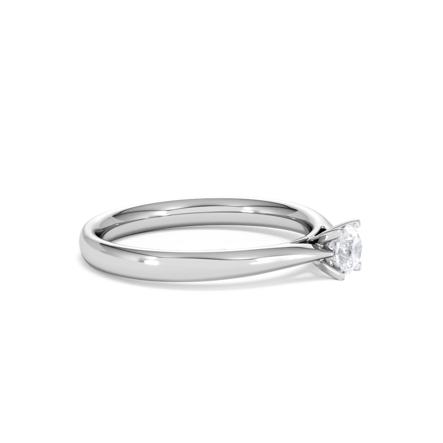 Certified Grace Platinum Diamond Engagement Ring 0.25CT H/SI - Image 22