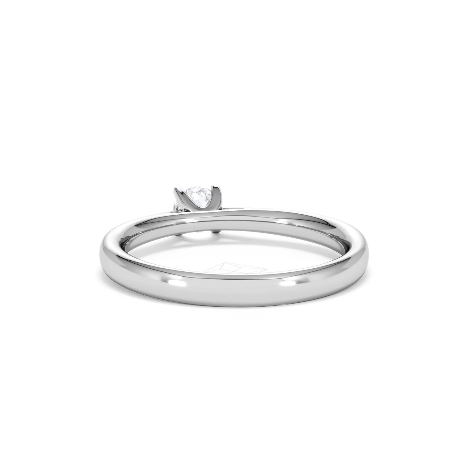 Certified Grace Platinum Diamond Engagement Ring 0.25CT H/SI - Image 51