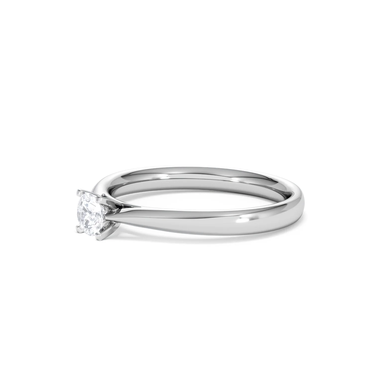 Certified Grace Platinum Diamond Engagement Ring 0.25CT H/SI - Image 76