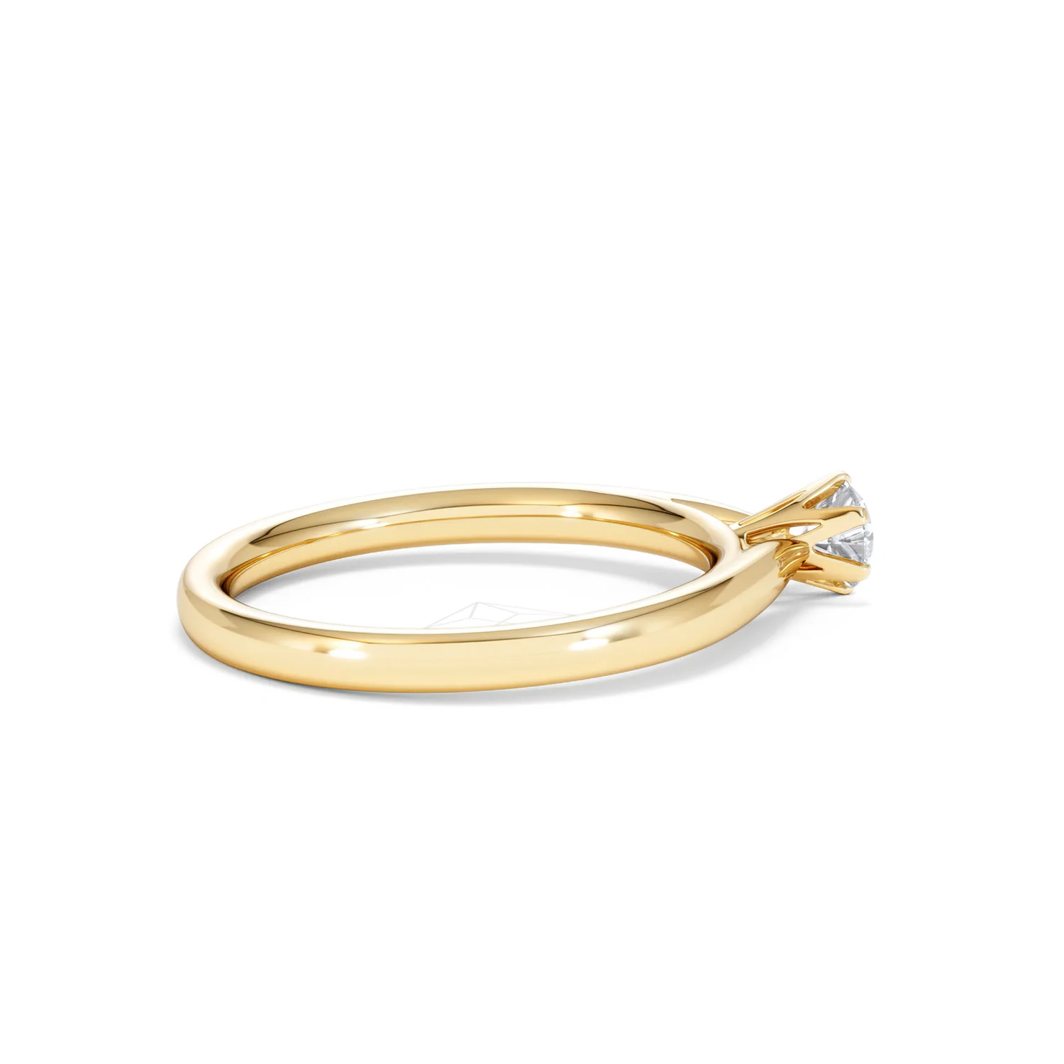 Certified High Set Chloe 18K Gold Diamond Engagement Ring 0.25CT - Image 32