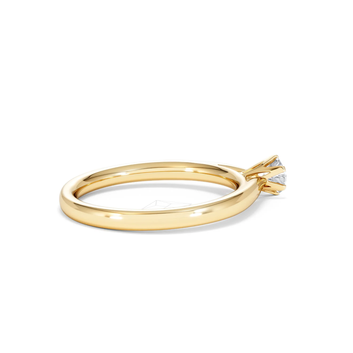 Certified High Set Chloe 18K Gold Diamond Engagement Ring 0.25CT - Image 33
