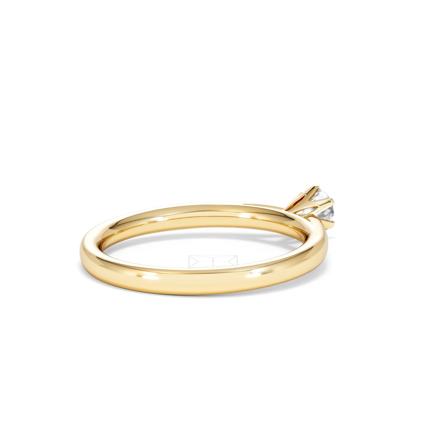 Certified High Set Chloe 18K Gold Diamond Engagement Ring 0.25CT - Image 38