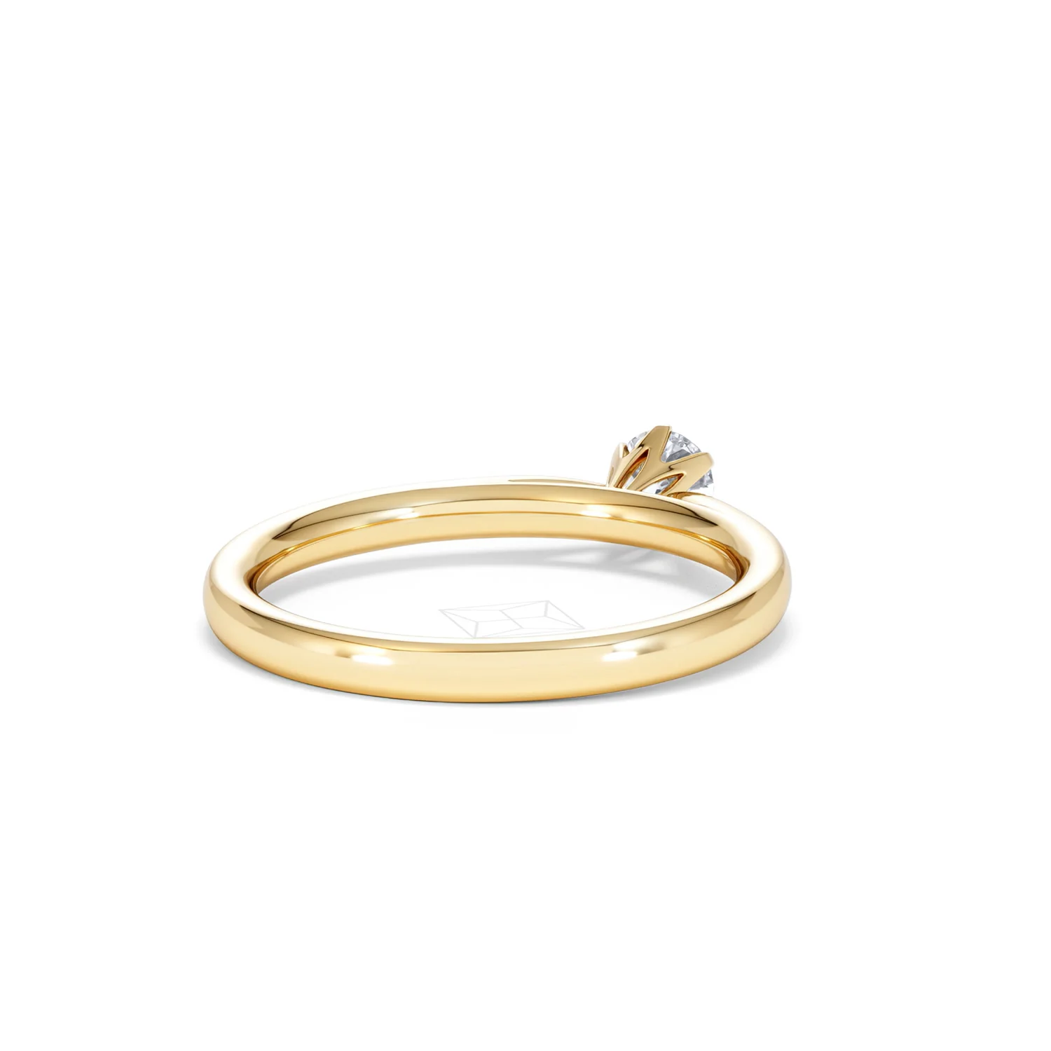 Certified High Set Chloe 18K Gold Diamond Engagement Ring 0.25CT - Image 42