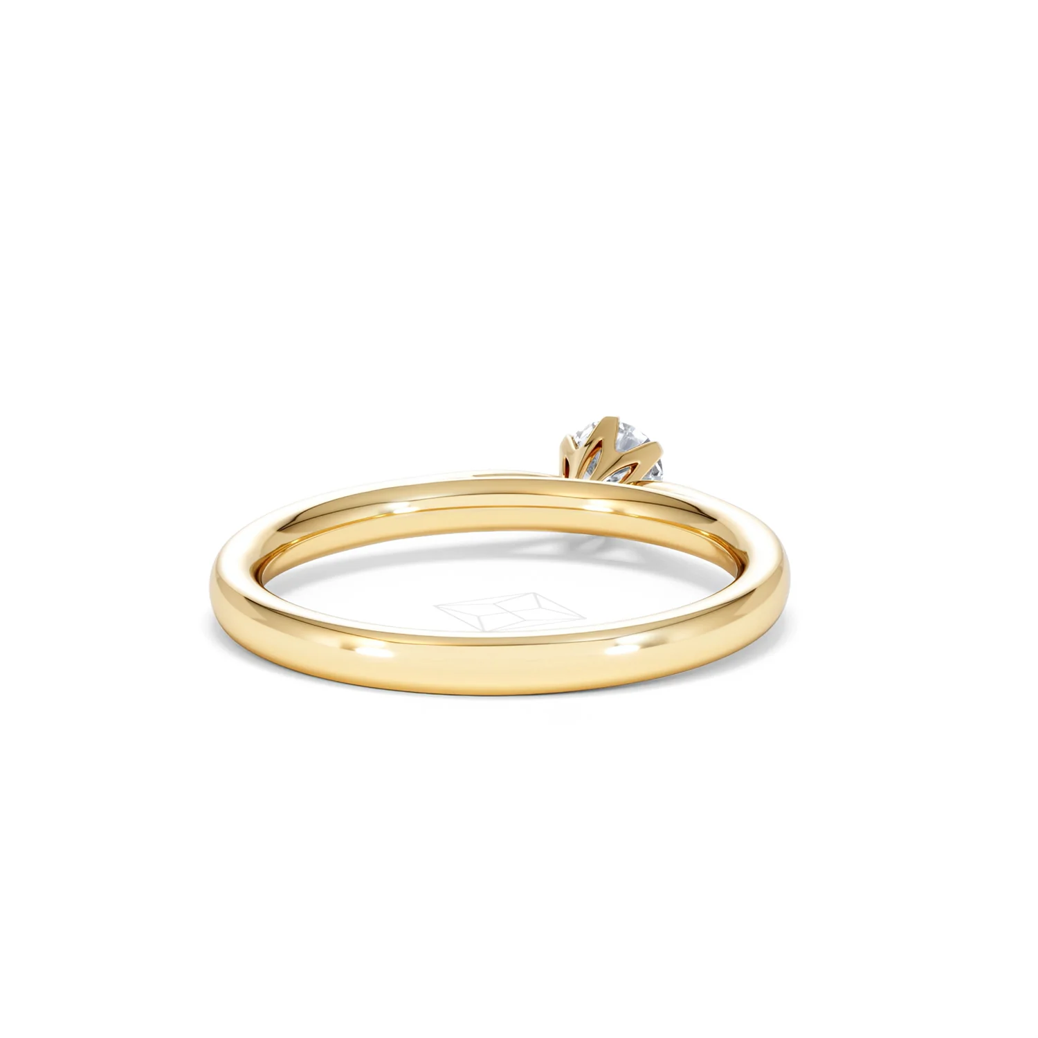 Certified High Set Chloe 18K Gold Diamond Engagement Ring 0.25CT - Image 44
