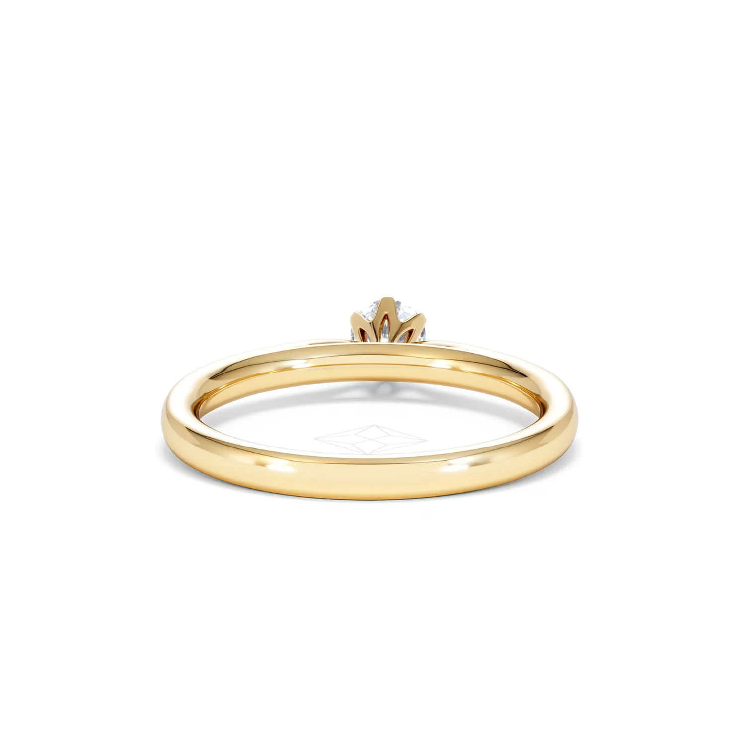 Certified High Set Chloe 18K Gold Diamond Engagement Ring 0.25CT - Image 47