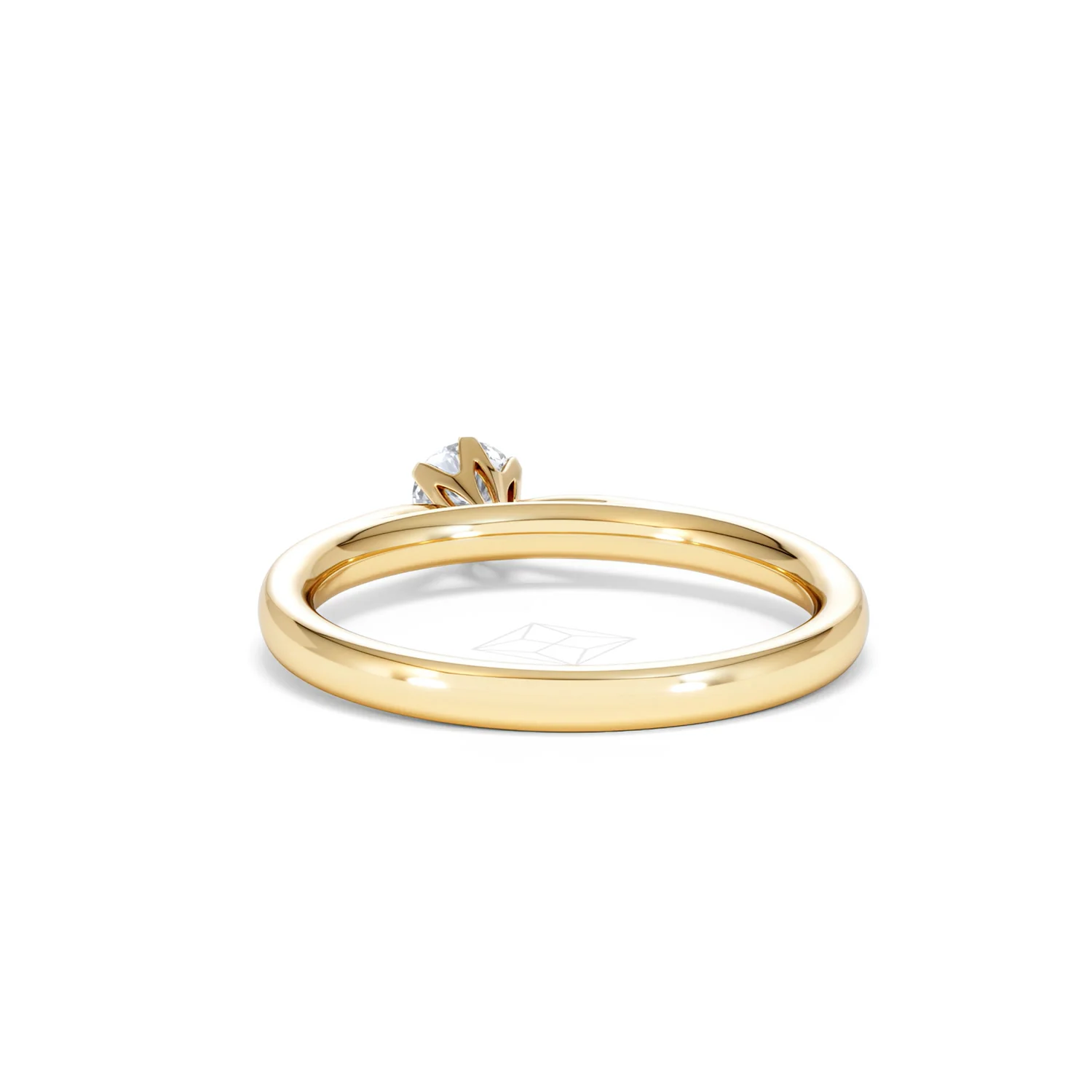 Certified High Set Chloe 18K Gold Diamond Engagement Ring 0.25CT - Image 51