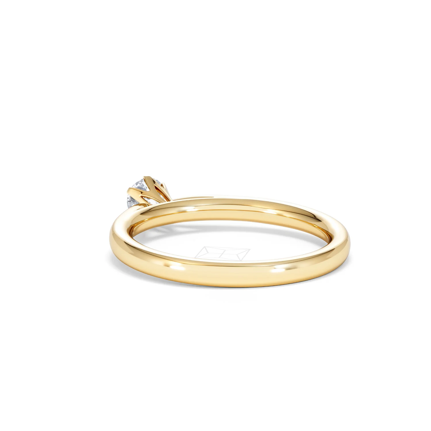 Certified High Set Chloe 18K Gold Diamond Engagement Ring 0.25CT - Image 55