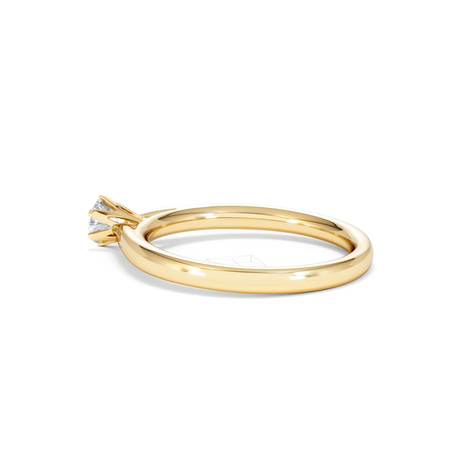 Certified High Set Chloe 18K Gold Diamond Engagement Ring 0.25CT - Image 62